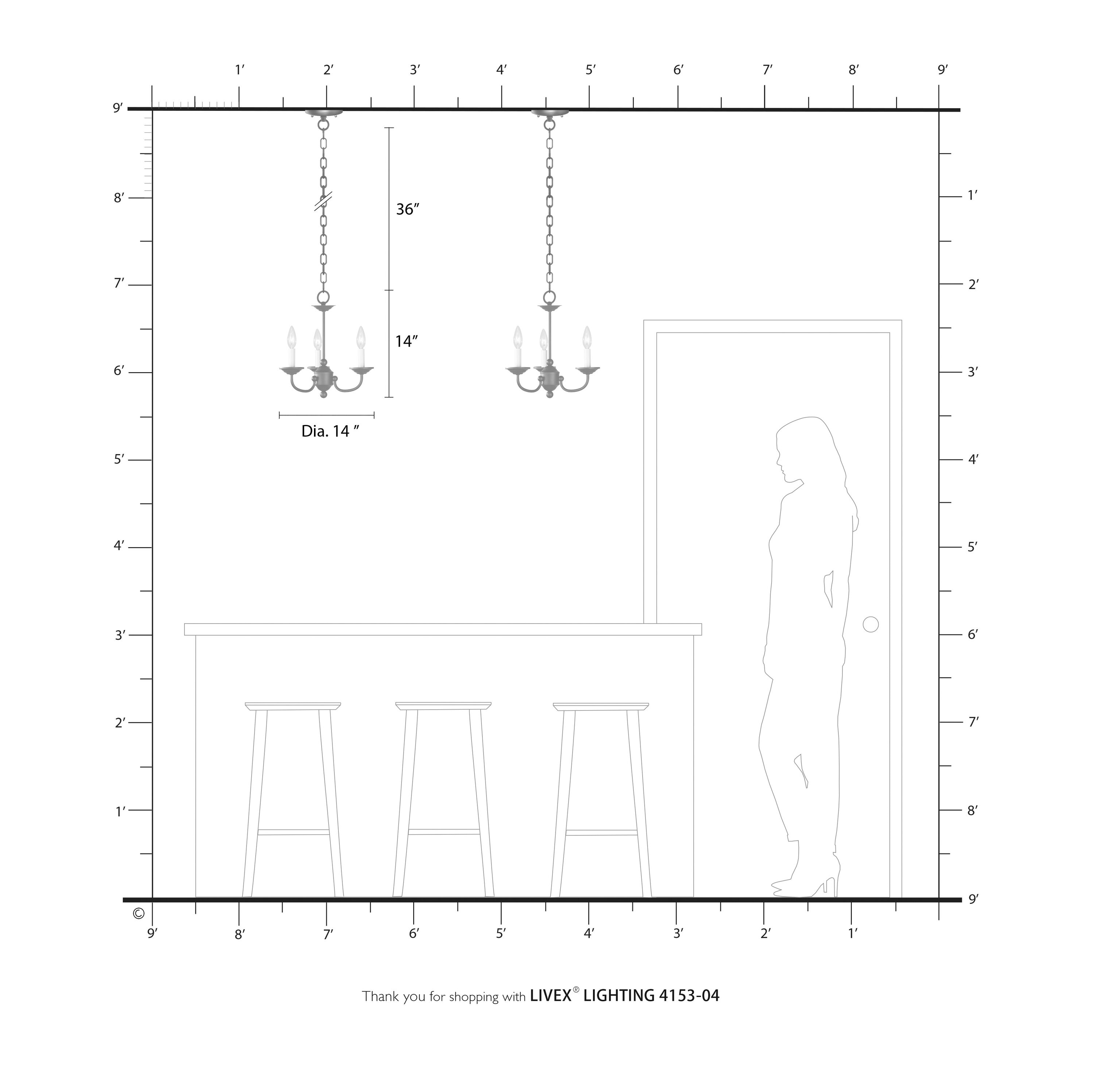 Livex Lighting 4153-04 b090015 - View #5