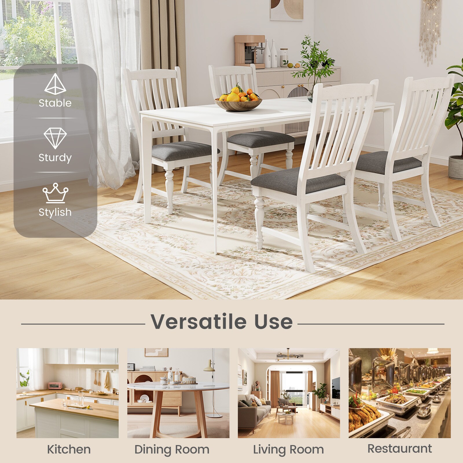 Slickblue D-CO-HW68765CK Dining-Chairs - View #7