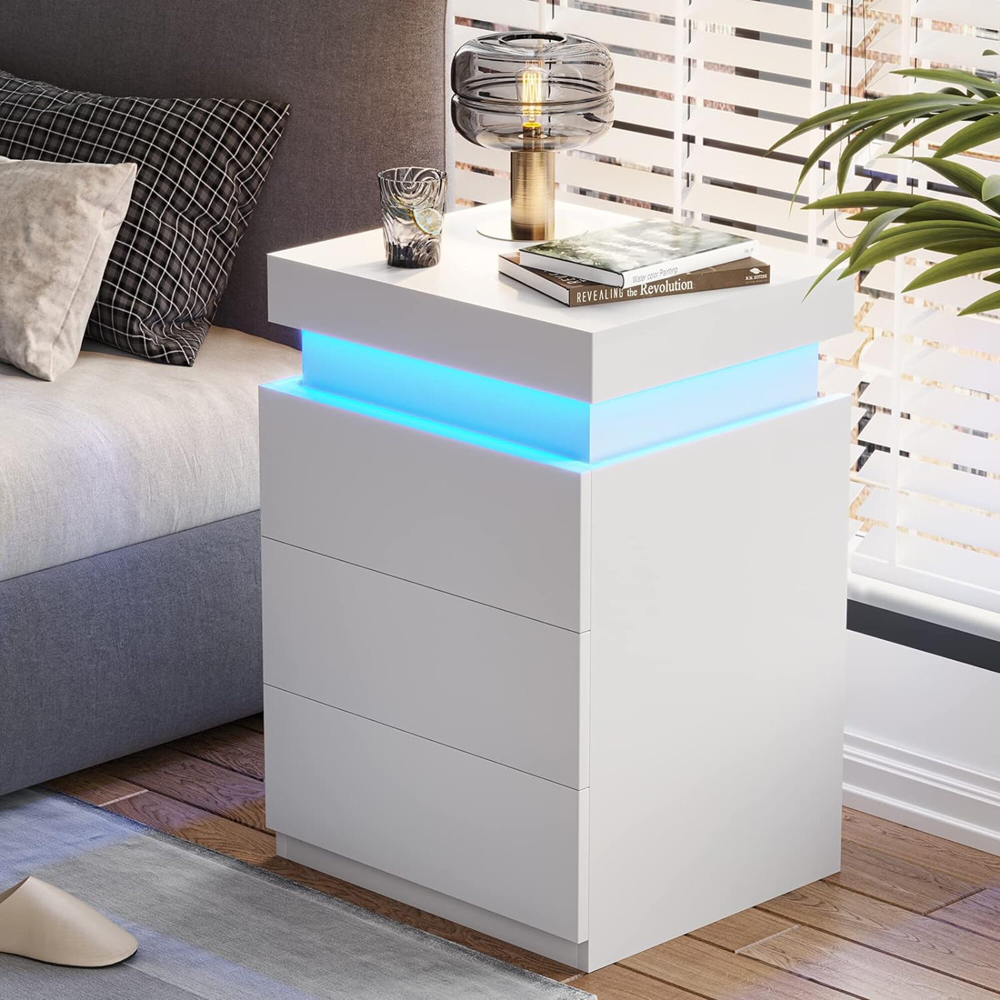 SINOFURN SYA330136BK nightstands - View #2