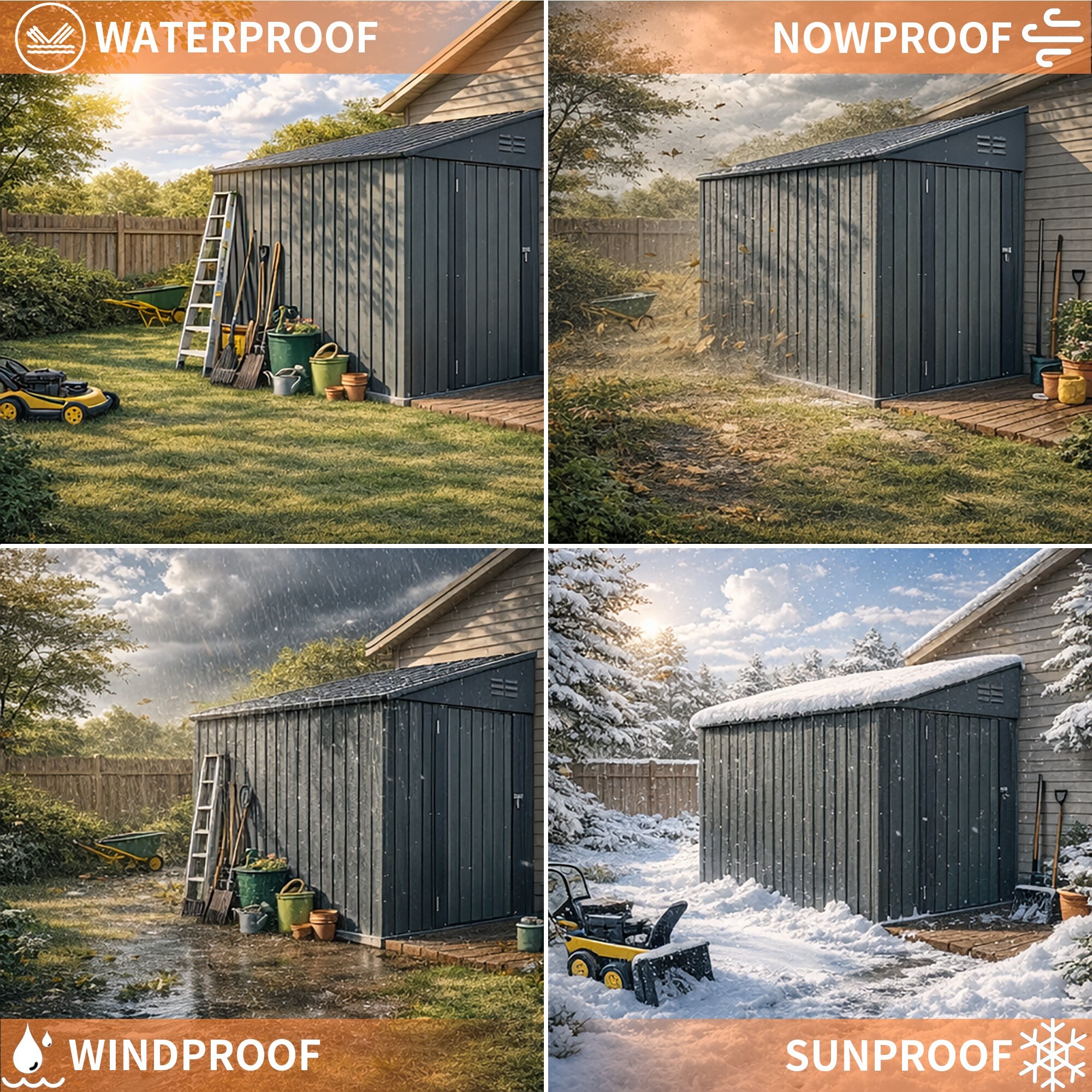 ToolCat LS1-69-HW Metal-Storage-Buildings-Sheds - View #6