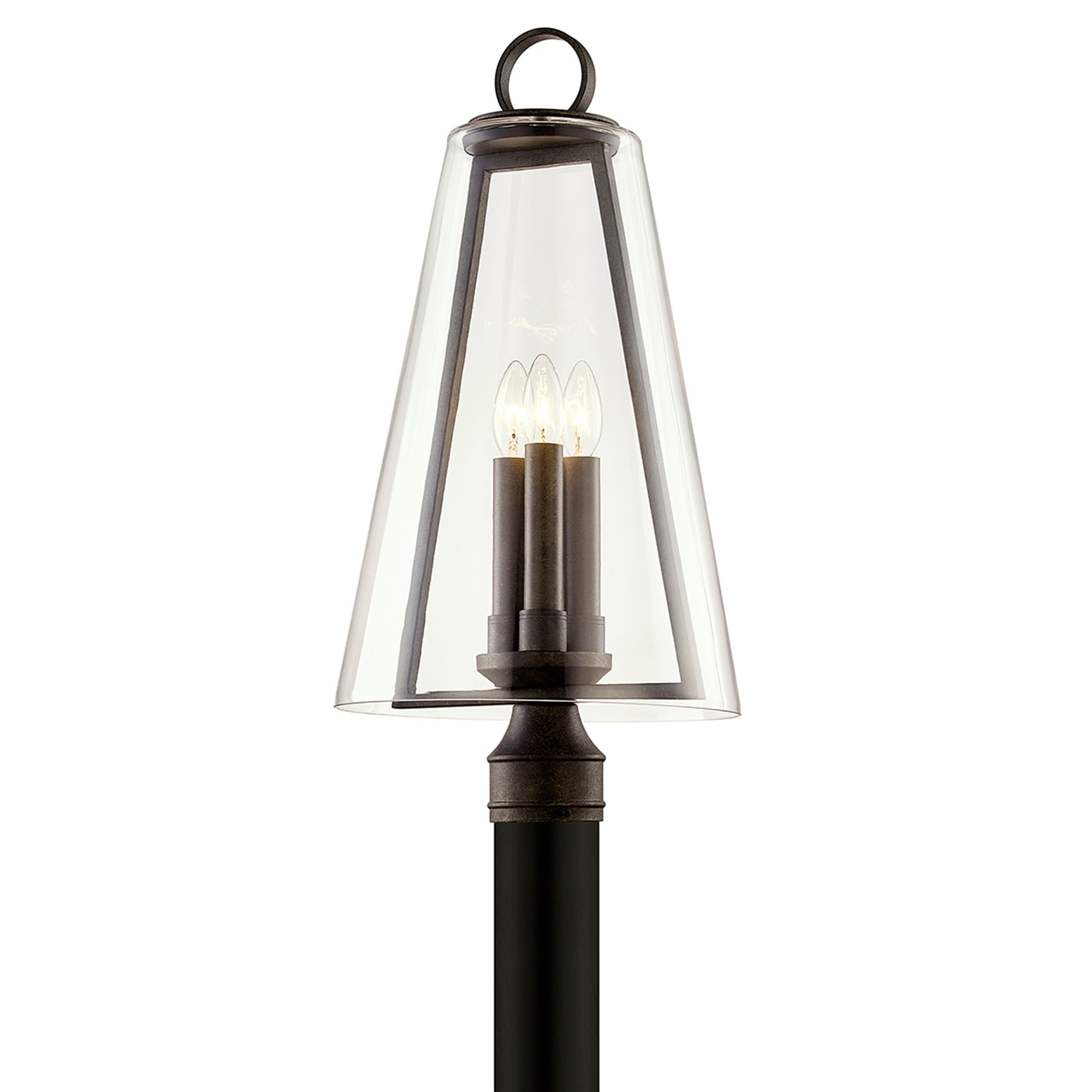 Troy Lighting P7405 Adamson 23.25-in French Iron Modern/Contemporary Outdoor Post Light