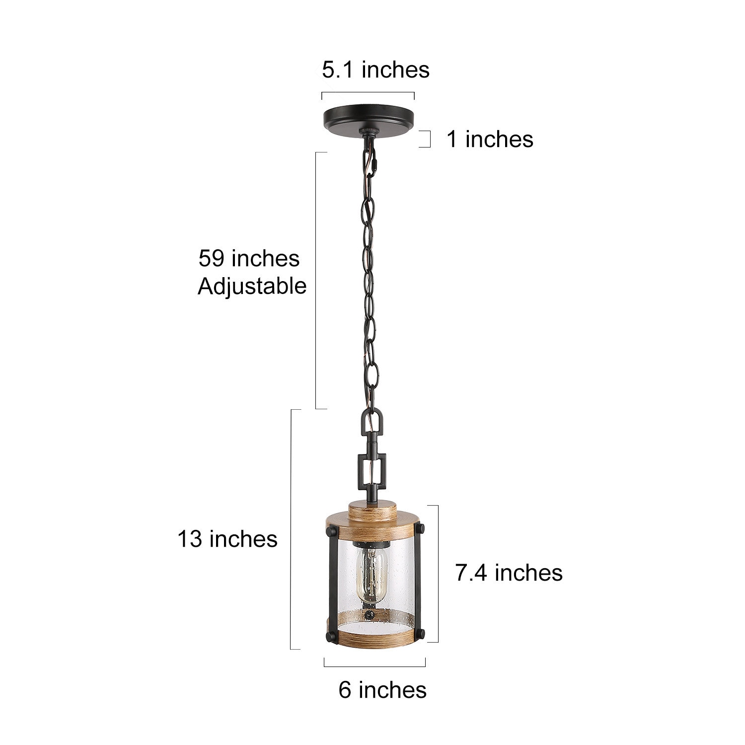 LNC RVRE3ILWS3508M6 Pendant-Lights - View #3