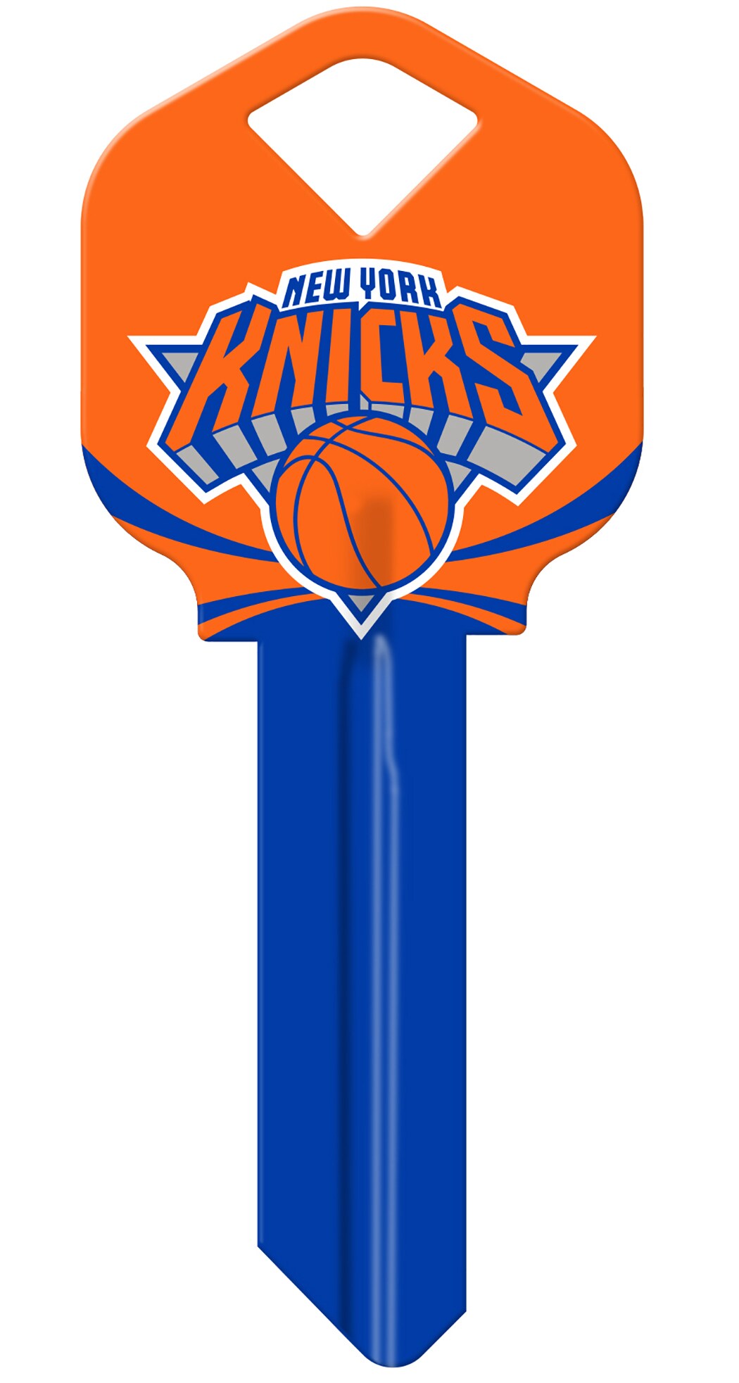 Hillman 94076 New York Knicks Multicolored Blank Brass House/Entry Key Blank
