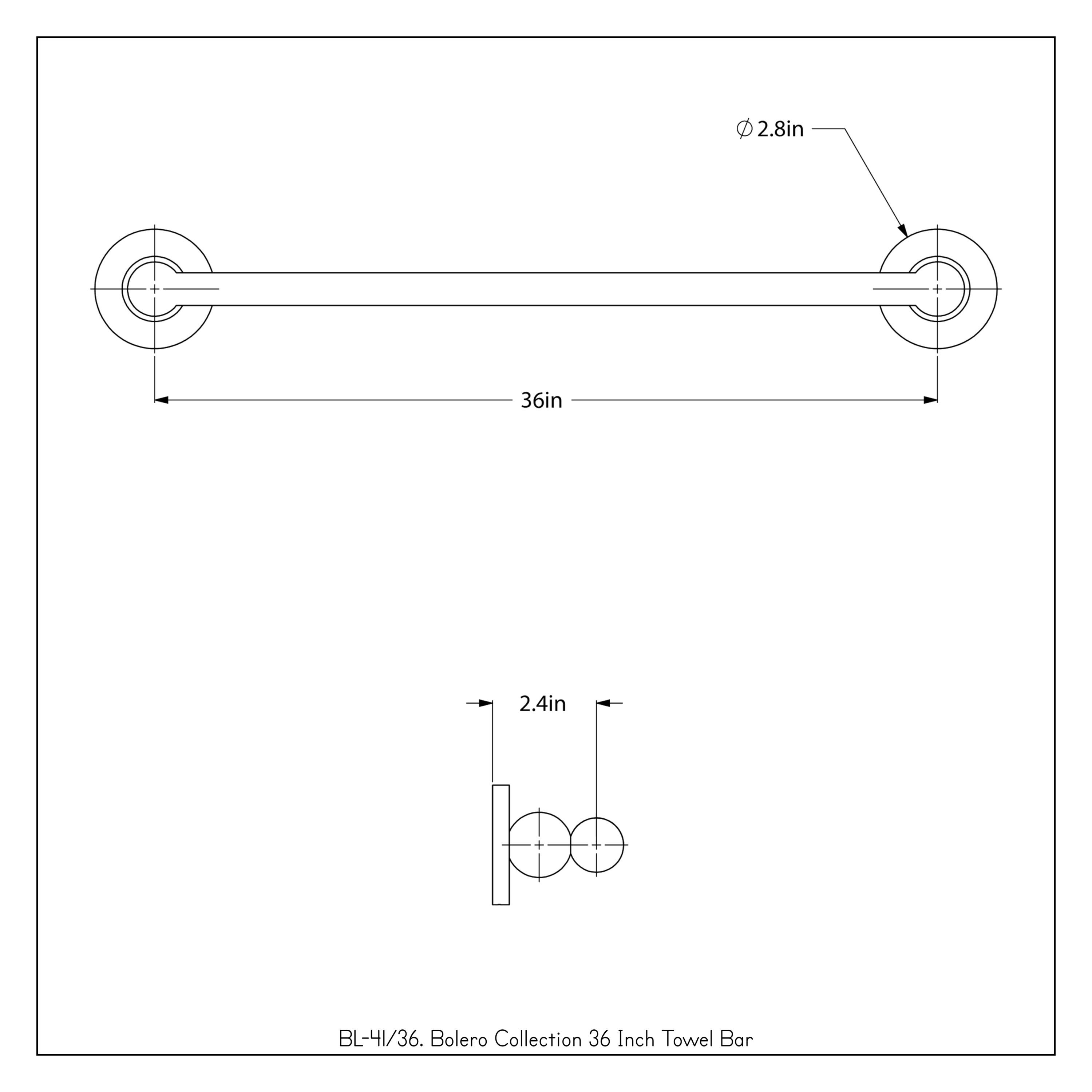Allied Brass BL-41/36-BKM d060350 - View #3