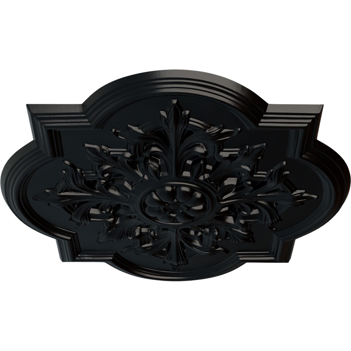 Ekena Millwork CM34BOBLF Ceiling-Medallions - View #2