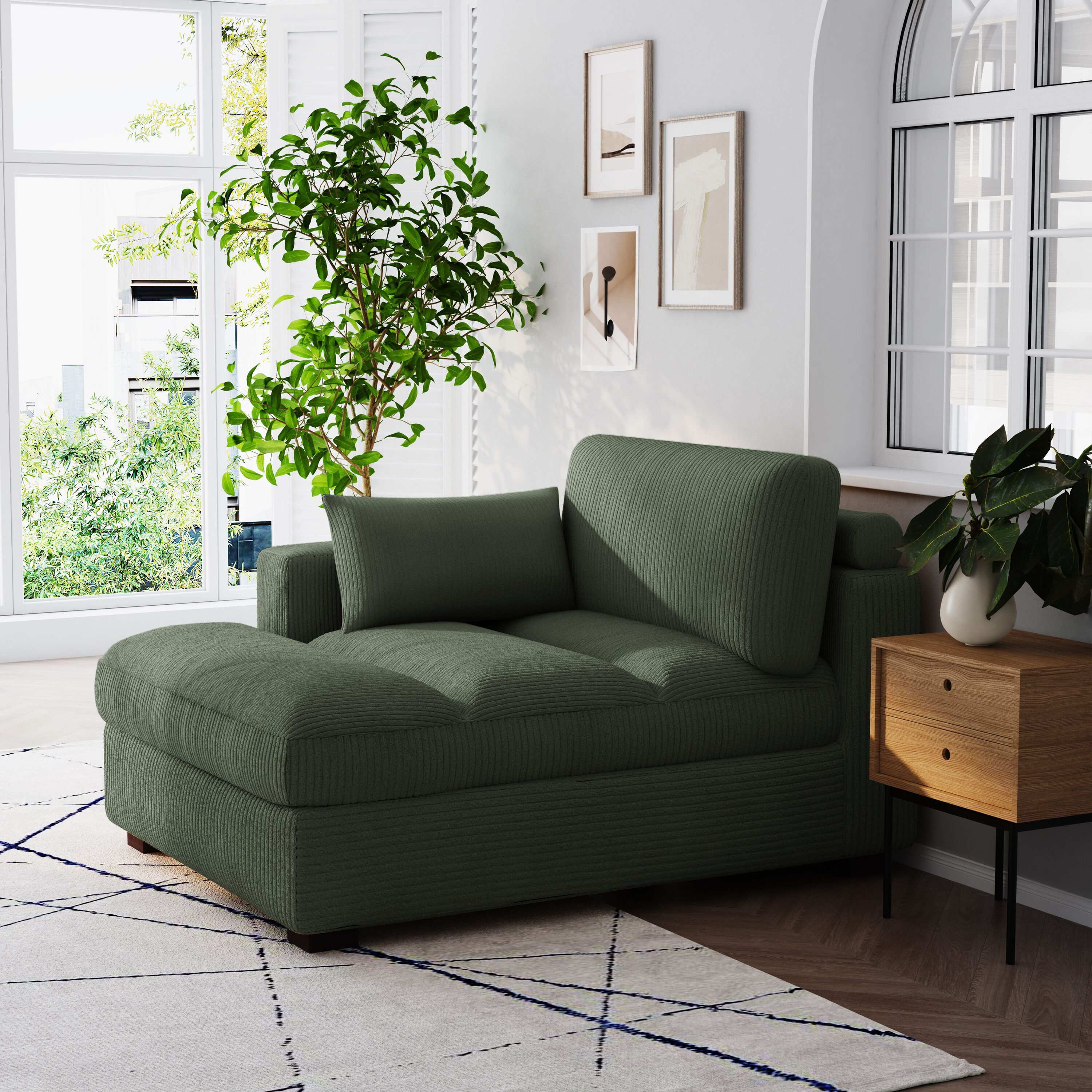 Dreamsidea LS-CS0002-GREEN-R-E1 Chaises-Settees - View #2