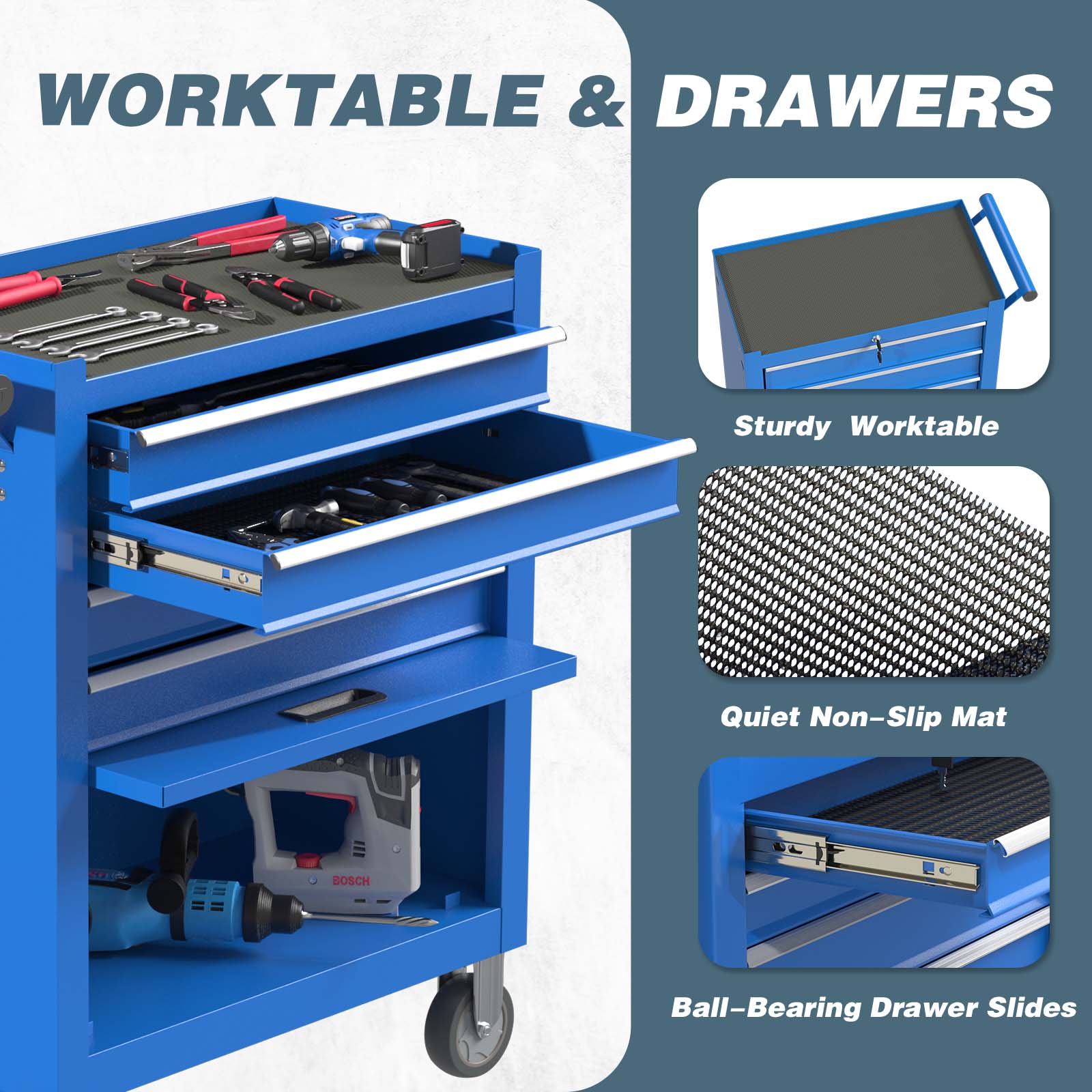 RaDEWAY TH111207-BU Tool-Cabinets - View #5