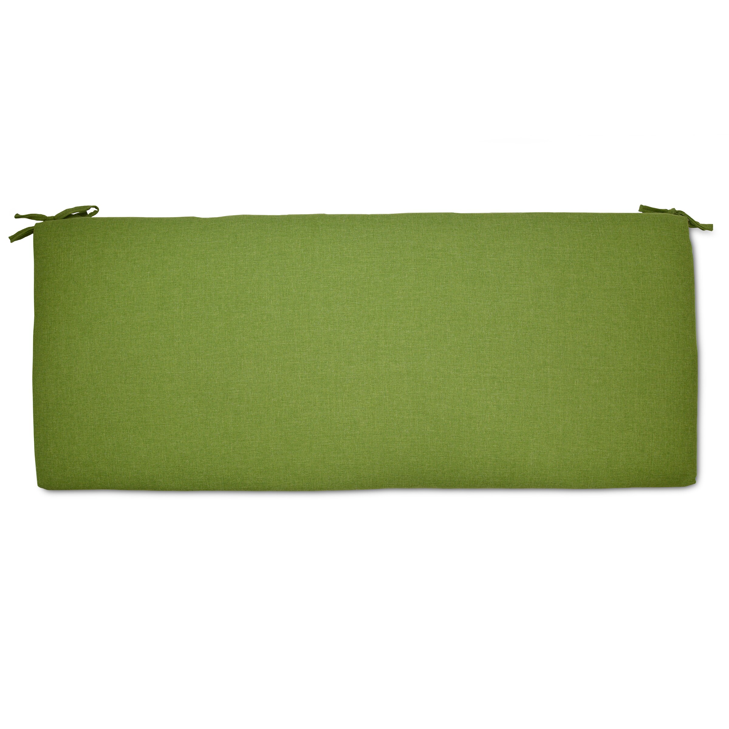 Decor Therapy 7759-01282496 18.5-in x 46-in Green Dobby Patio Bench Cushion