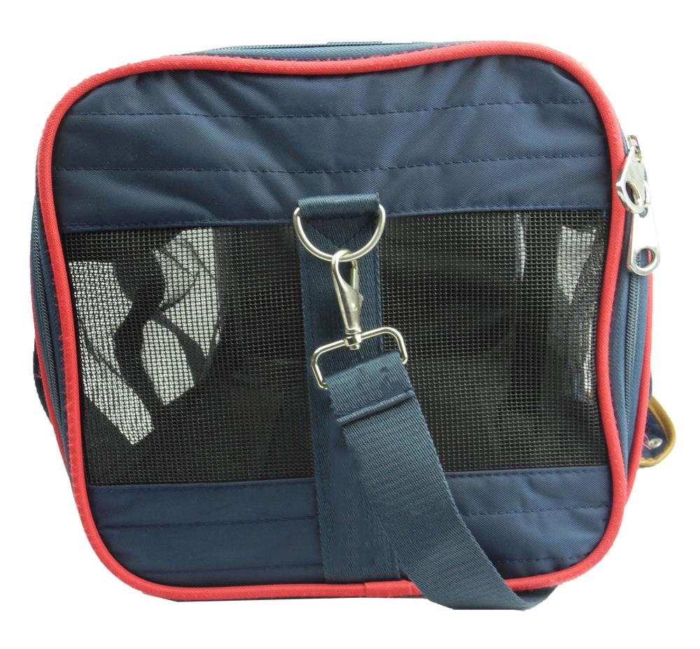 Pet Life 13.4-in x 11-in x 13.4-in Blue Collapsible Nylon Small