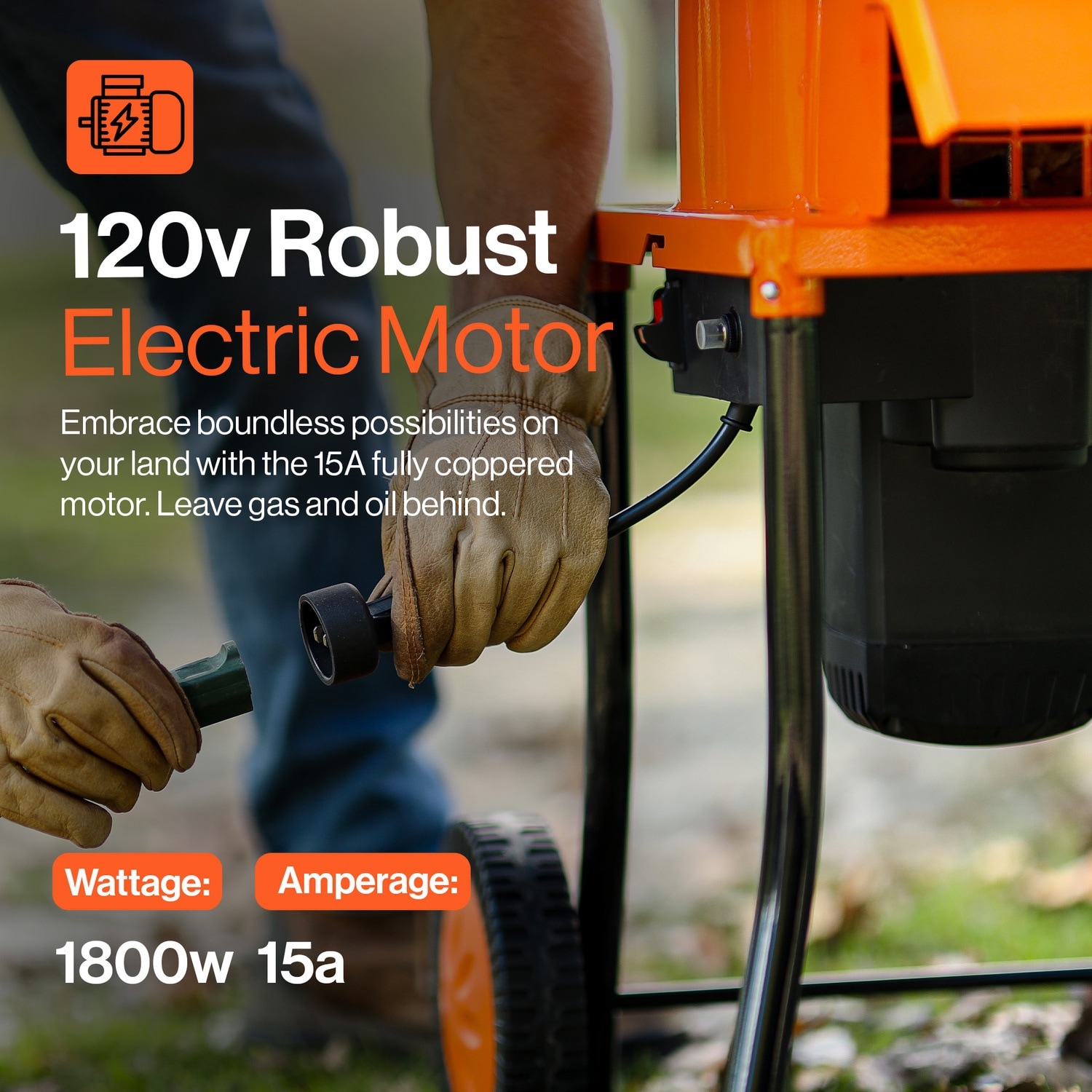 SuperHandy GUO056 Electric-Leaf-Mulchers - View #4