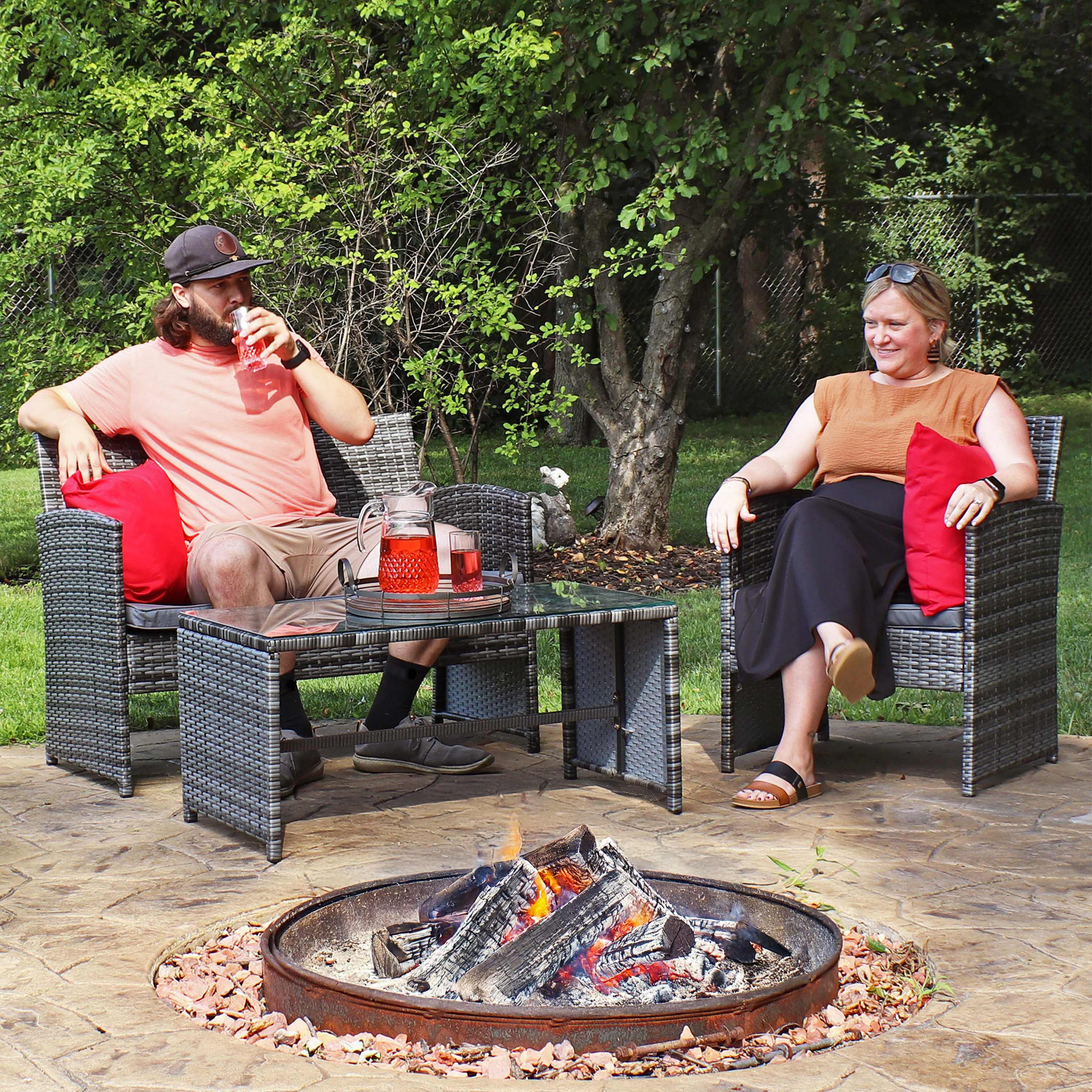 Sunnydaze Decor VQN-981 Patio-Conversation-Sets - View #6