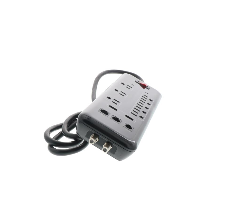 Utilitech 4-ft 6-Outlet 1000 Joules 1875-Watt Indoor Ac Surge Protector in  the Surge Protectors department at