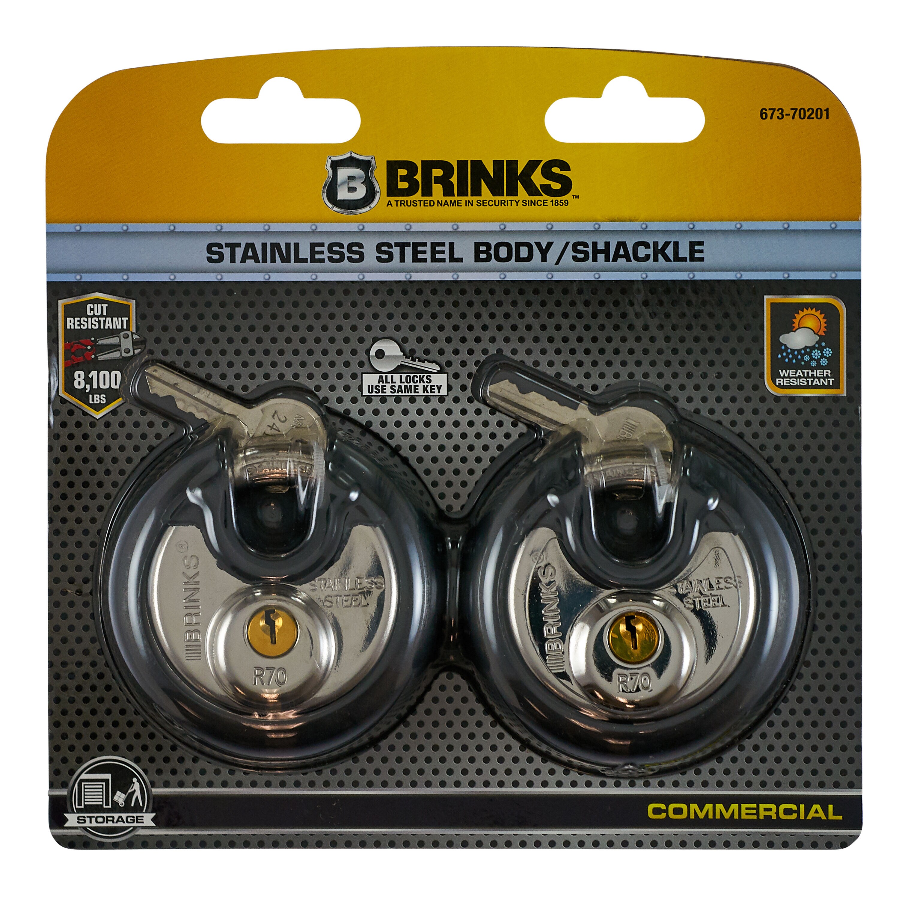 Brinks 673-70201 Padlocks-Locks-Cables - View #10