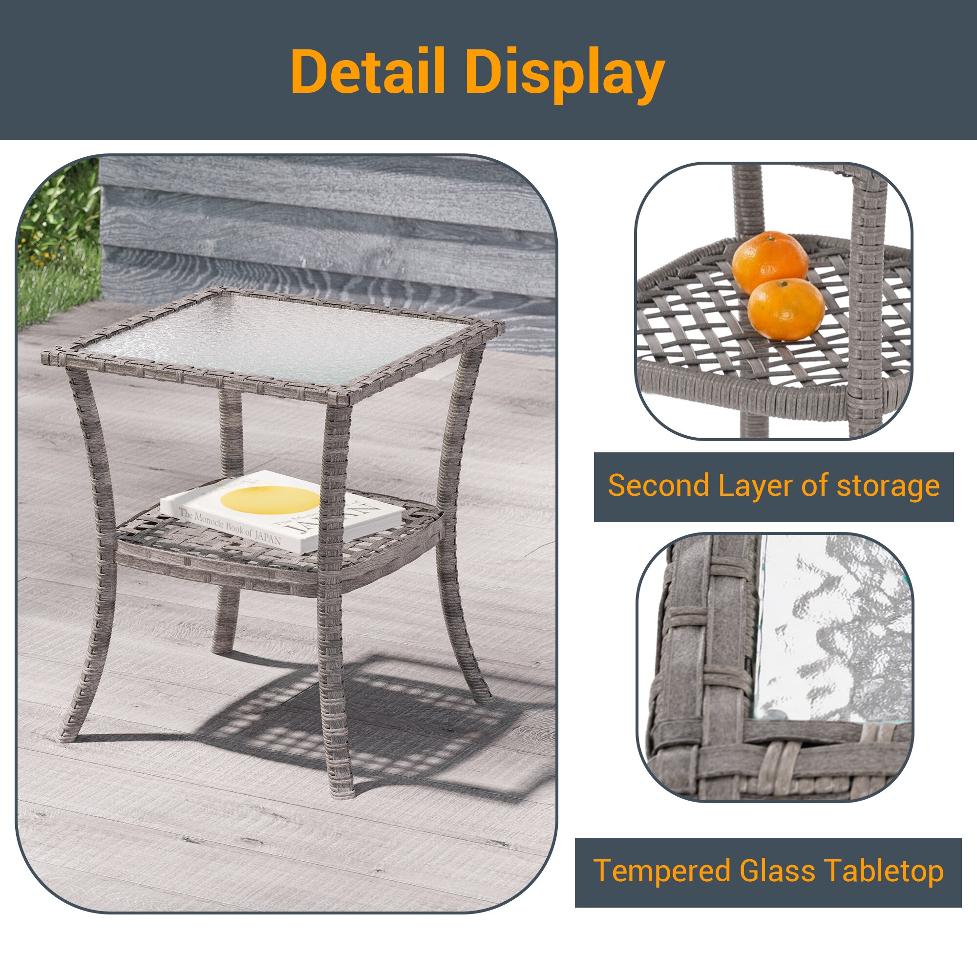 Sonkuki SD-PS-155S2HLY-T2 Patio-Conversation-Sets - View #4