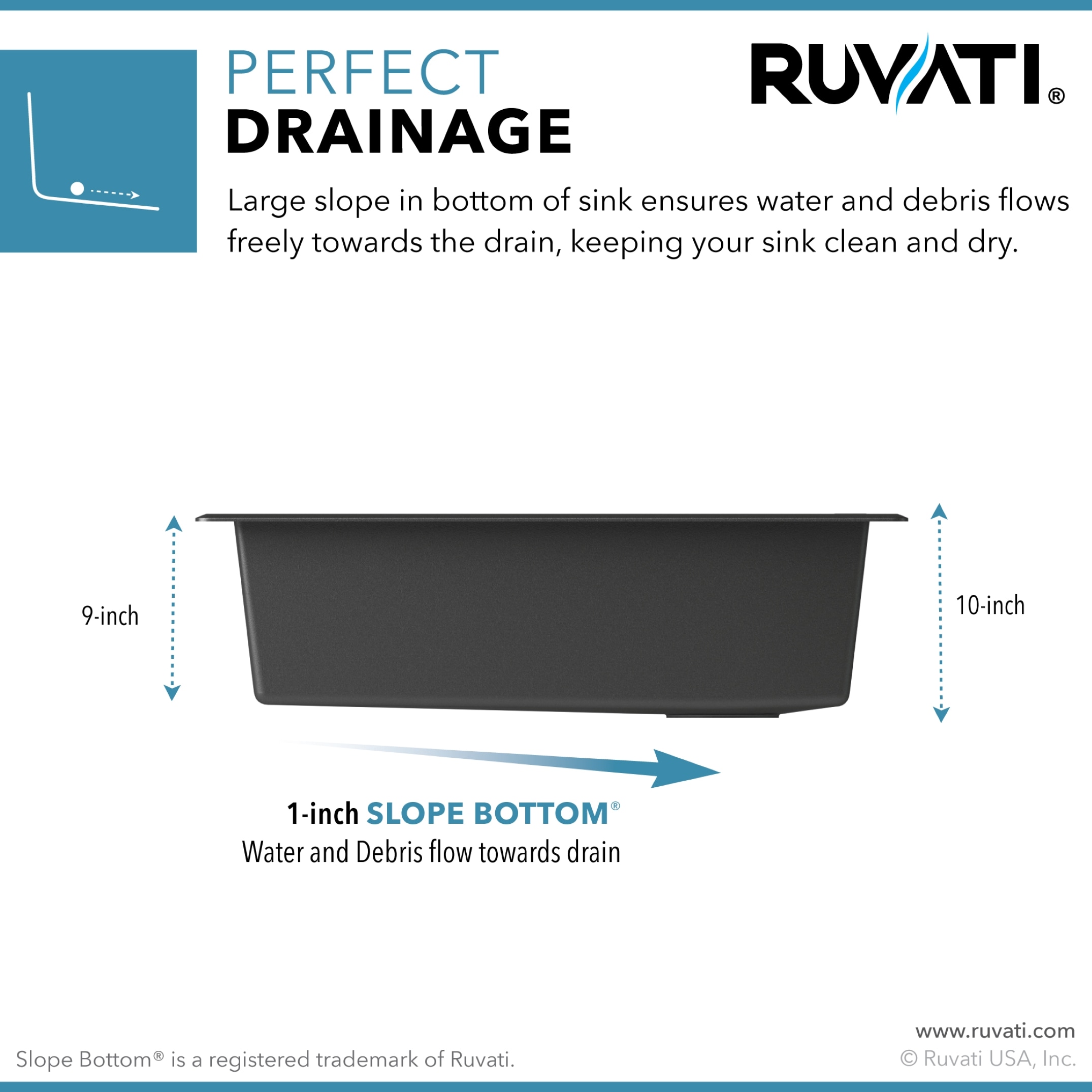 Ruvati RVG1302ES Kitchen-Sinks - View #11