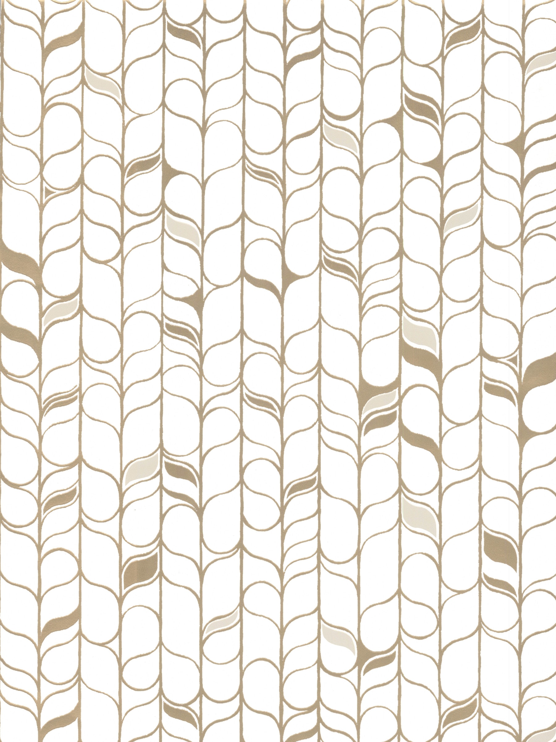 York Wallcoverings OS4201 Modern Nature 2nd Edition 56.8-Sq. Feet White Non-woven Geometric Unpasted Wallpaper