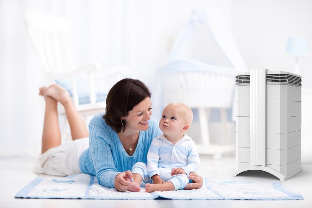 IQAir HealthPro Series 6-Speed Off-white True HEPA Air Purifier (Covers:  1125-sq ft)