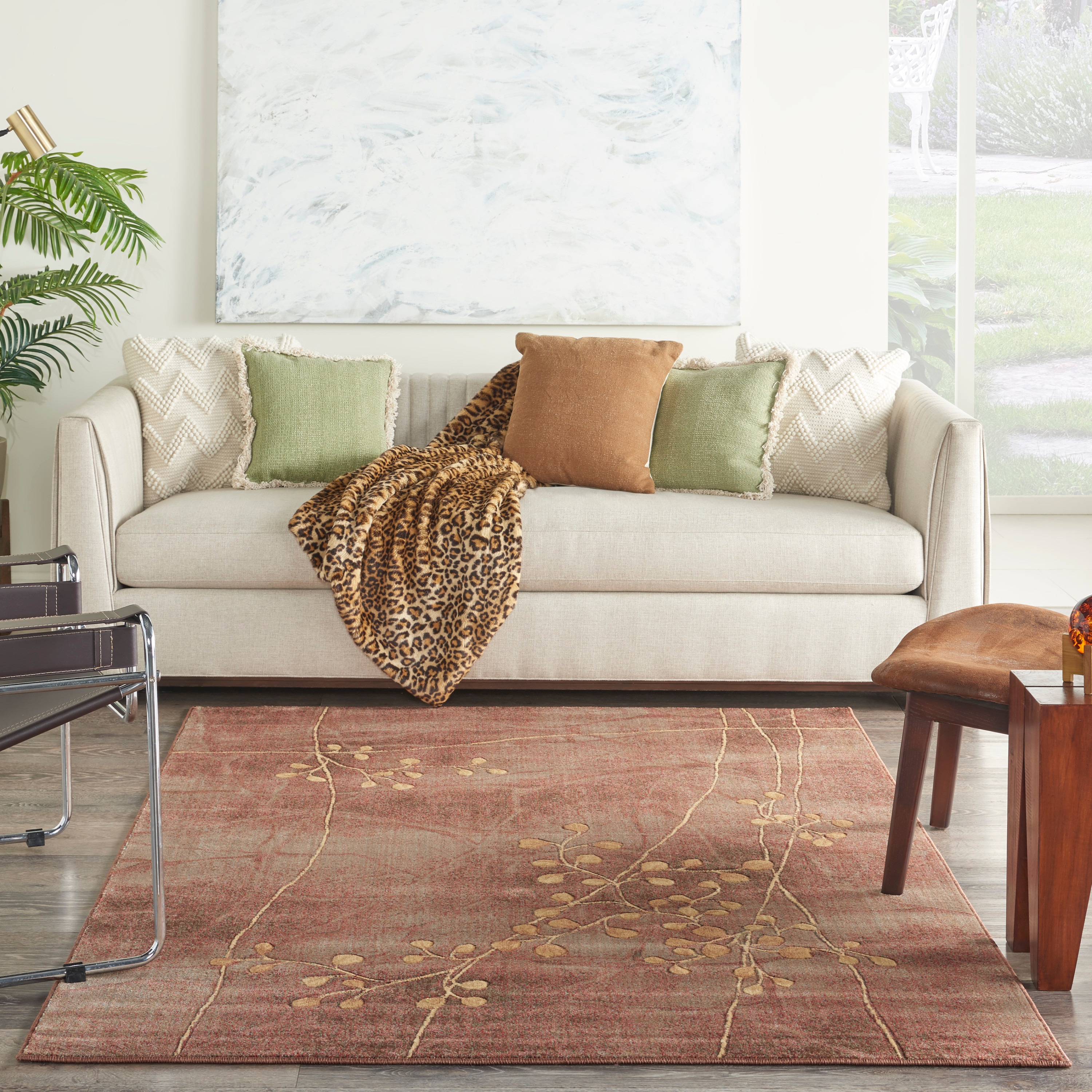 Handmade Multicolor Traditional Memory Foam Rug - 5' x 7'