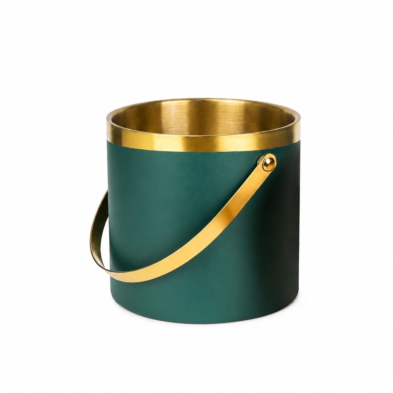 Aoibox 3L Double Wall Stainless Steel Insulated Ice Bucket with Lid Scoop and Strainer for Cocktail Bar Parties #LAB1JVFZ