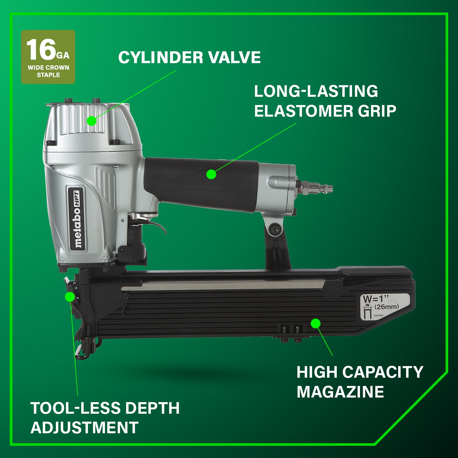 Metabo HPT N5024A2M Pneumatic-Staplers - View #4