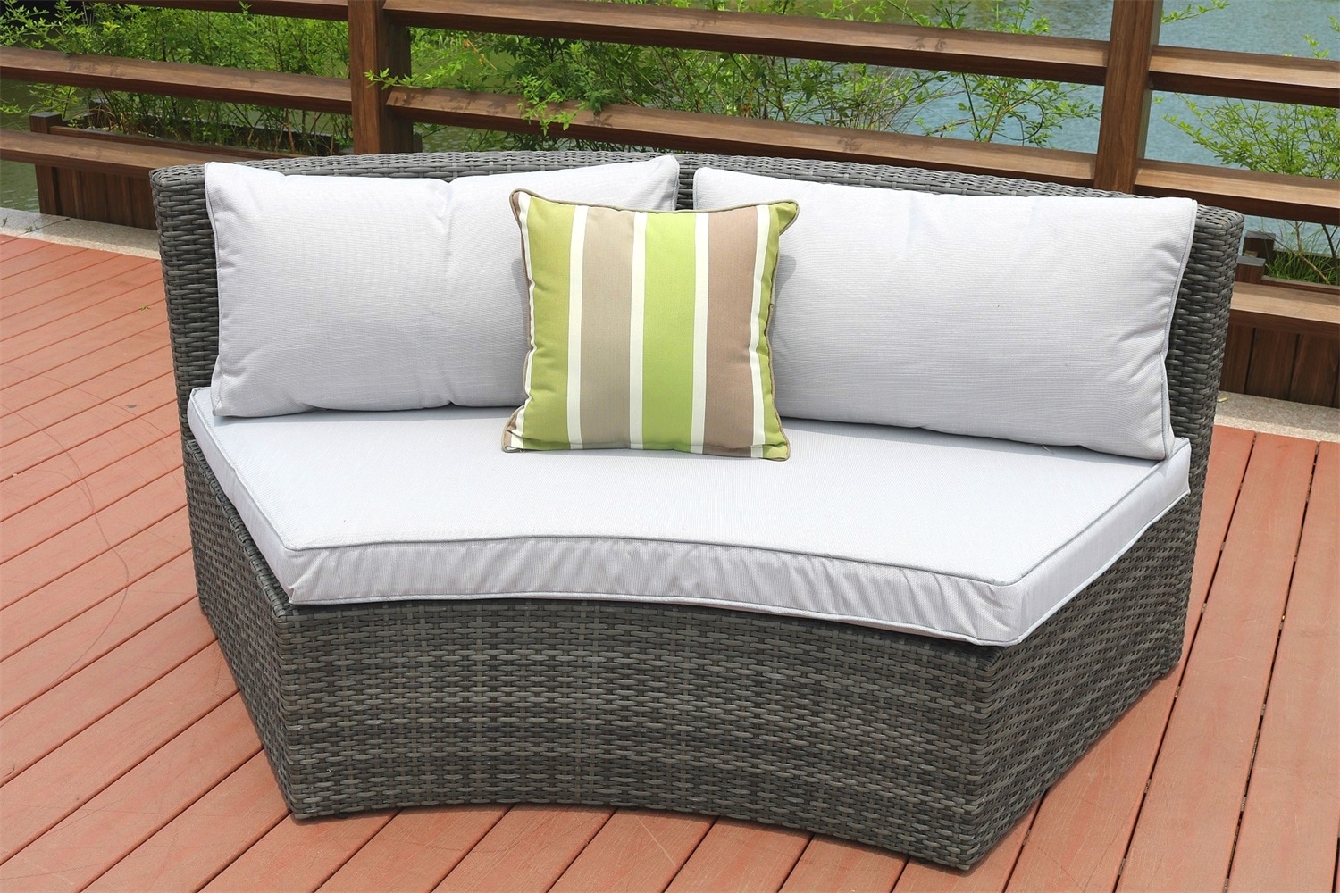 Direct Wicker DWS-1205B-GRAY Patio-Conversation-Sets - View #4