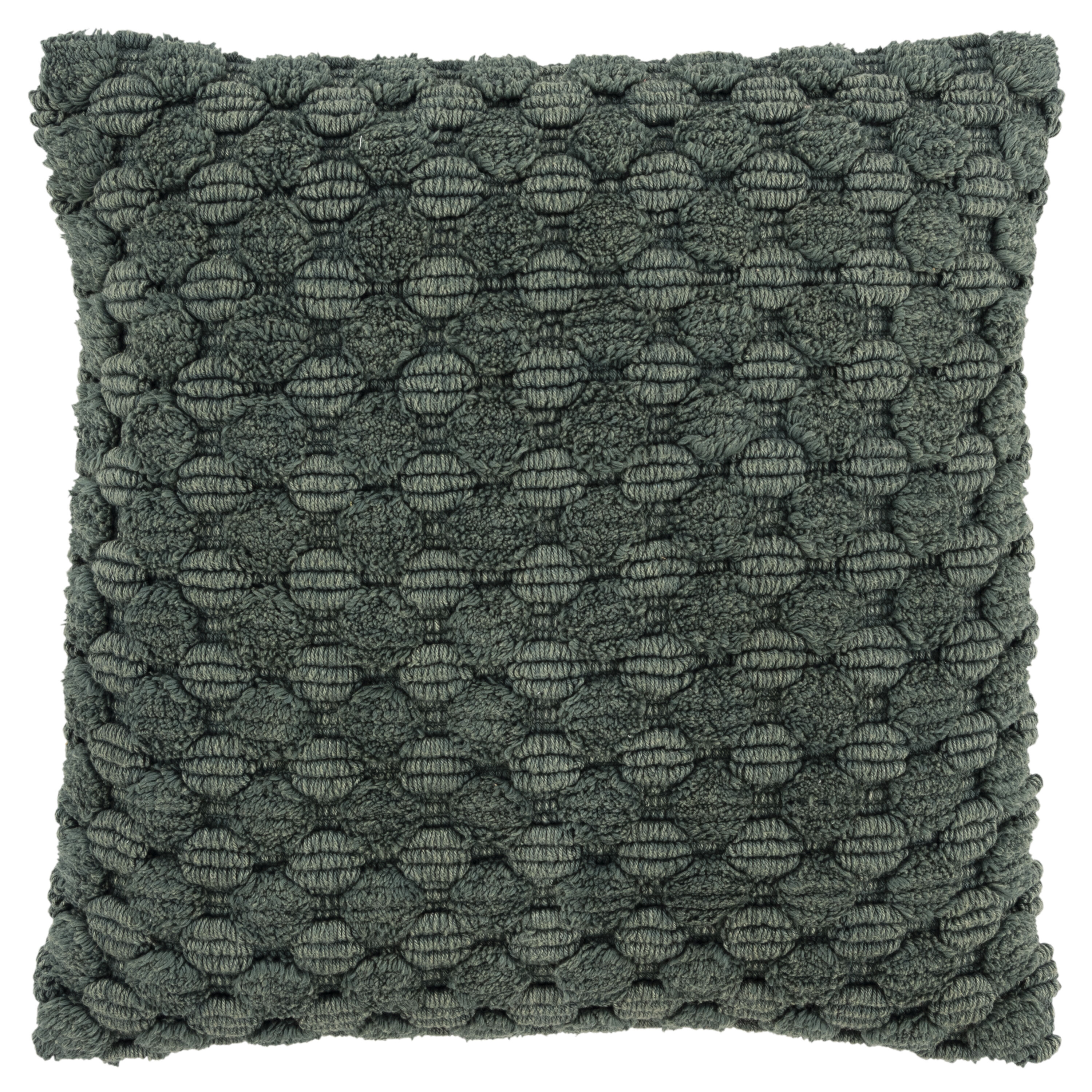 Rizzy Home PILT20022GR002020 20-in x 20-in olive green Square Indoor Decorative Pillow