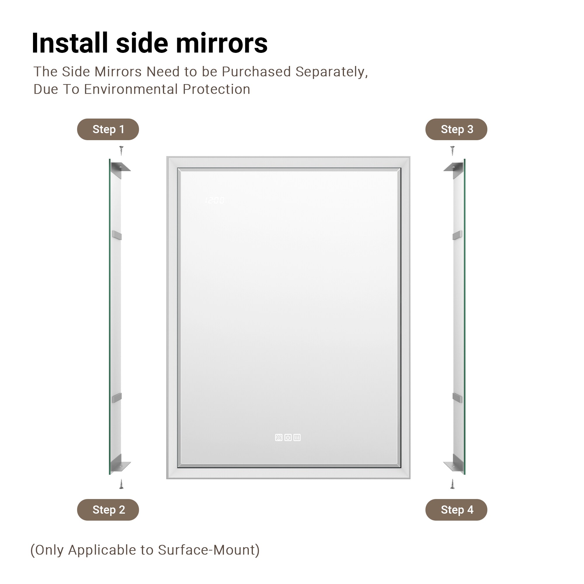 QueenFun BLMBSK0426 Bathroom-Medicine-Cabinets - View #5