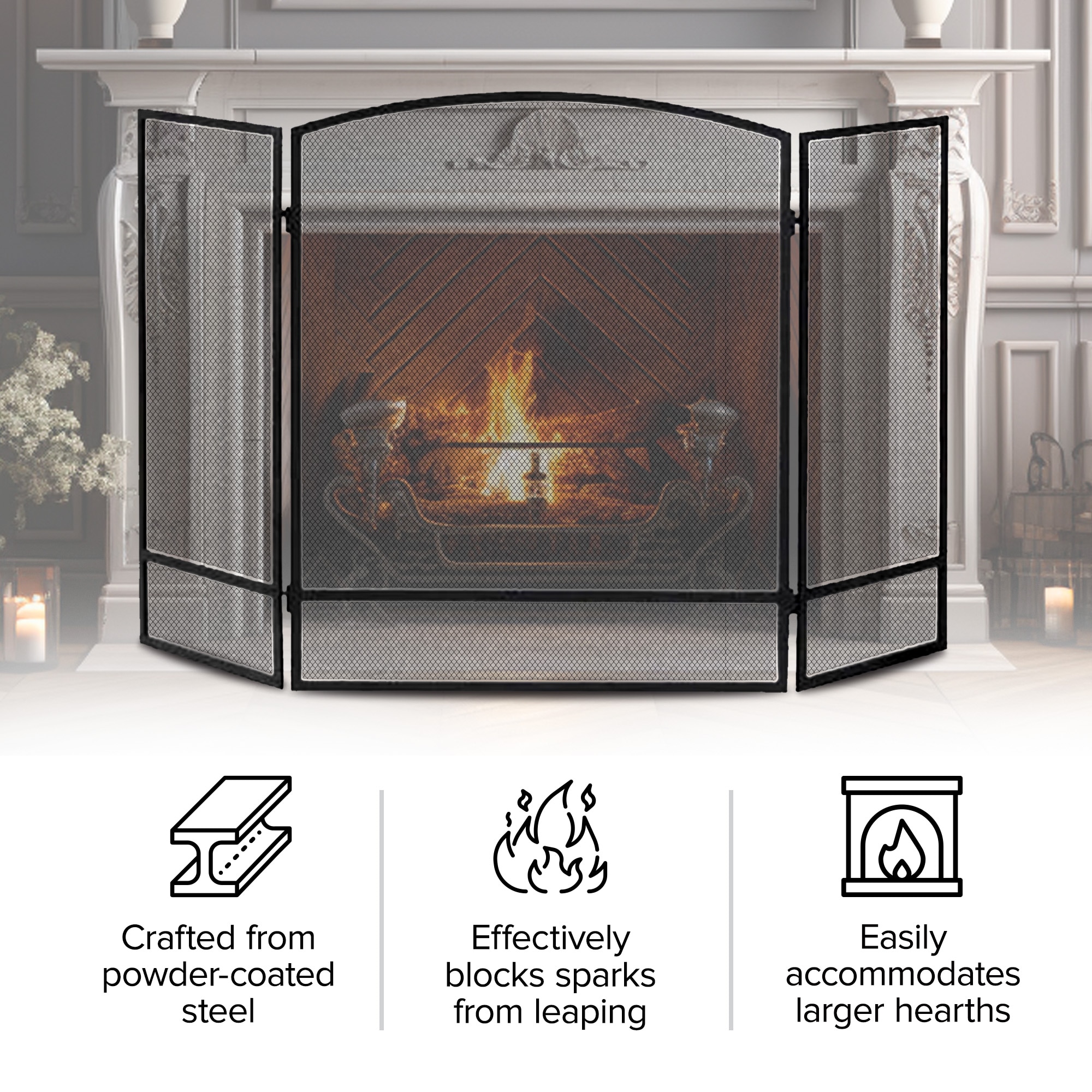 Panacea Products 397556 Fireplace-Screens - View #2