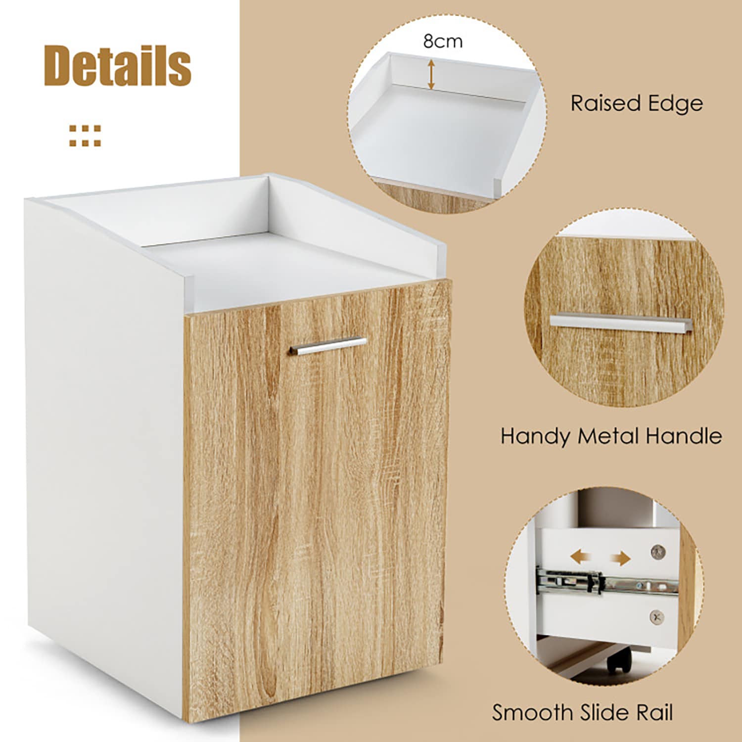 GZMR GZ-HW66207WH Filing-Cabinets - View #4