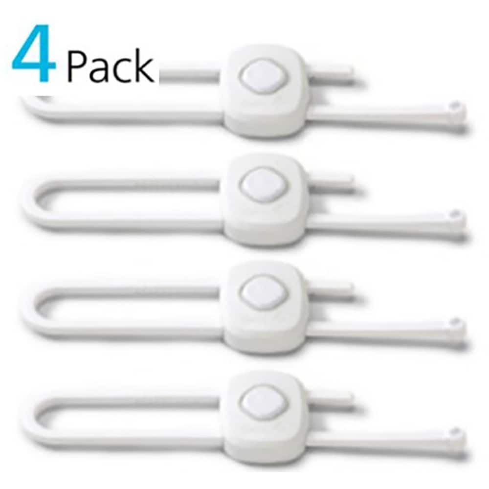 Safety 1st OutSmart White Lever Door Lock 4-Pack in the Child Safety  Accessories department at