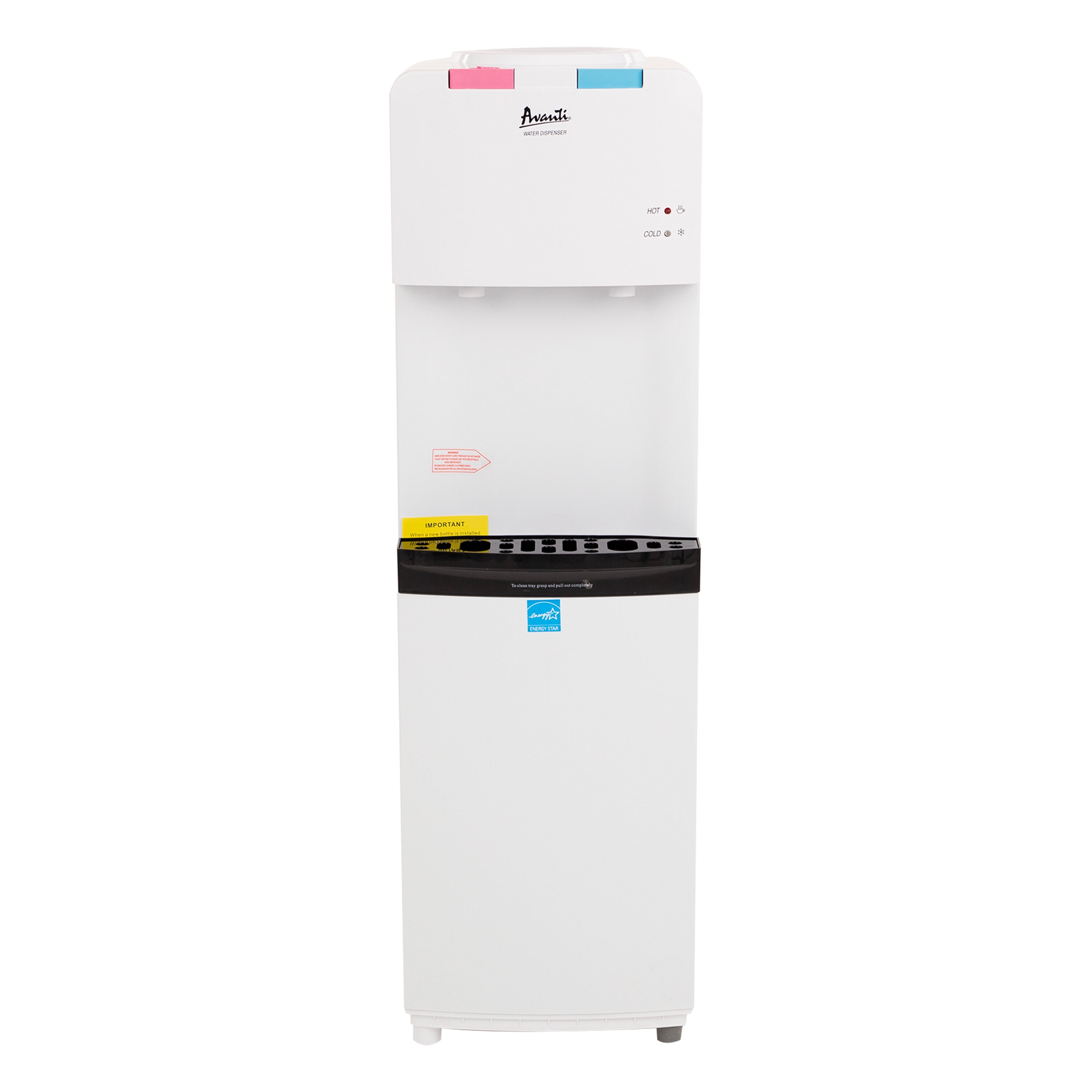 Avanti White Energy Star Hot and Cold Water Dispenser