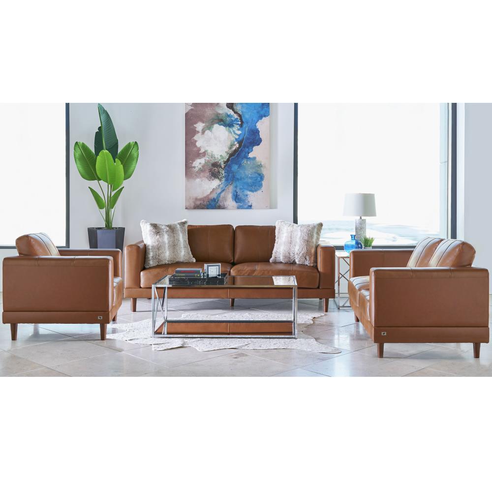Living Room Sets Fabric Type Genuine leather