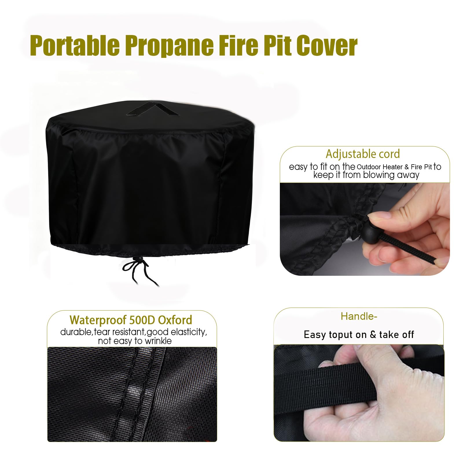 ITOPFOX LIT0625I020 Fire-Pit-Covers - View #5