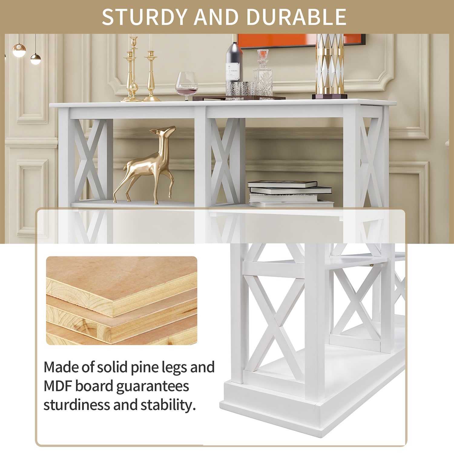 SINOFURN SYA010033BG Console-Sofa-Tables - View #12