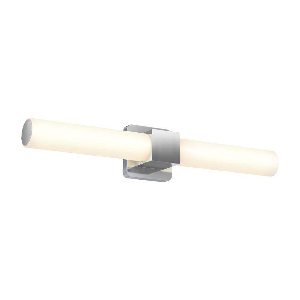 DALS Lighting LEDVAN002-CC-24CH Ledvan 24-in 2 -Light Chrome Integrated LED Modern/contemporary Vanity light