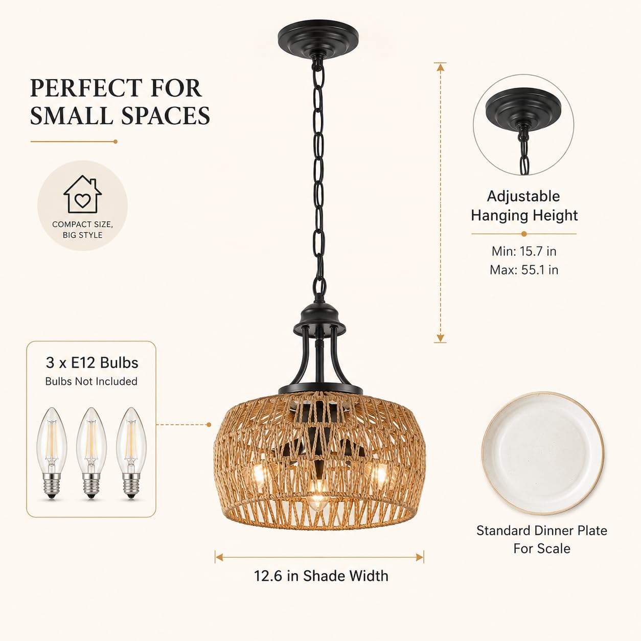 SenQWFa LDC0827C304 Pendant-Lights - View #3