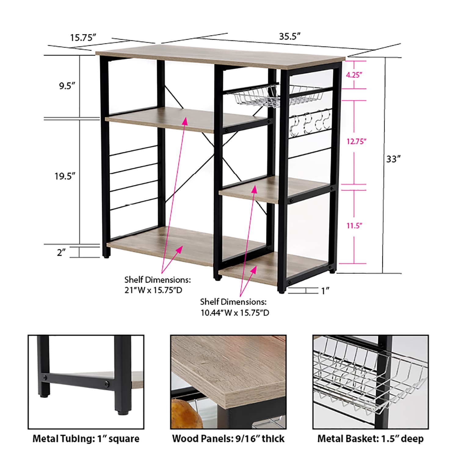A Furniture Classics 42247 Dining-Kitchen-Storarge - View #9