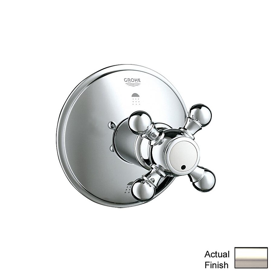 GROHE Polished Nickel Cross Shower Handle GROHE Polished Nickel Cross Shower Handle