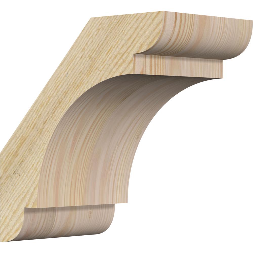 Ekena Millwork BRC06X10X10OLY00RDF 6-in x 10-in x 10-in Douglas Fir Unfinished Wood Olympic rough sawn