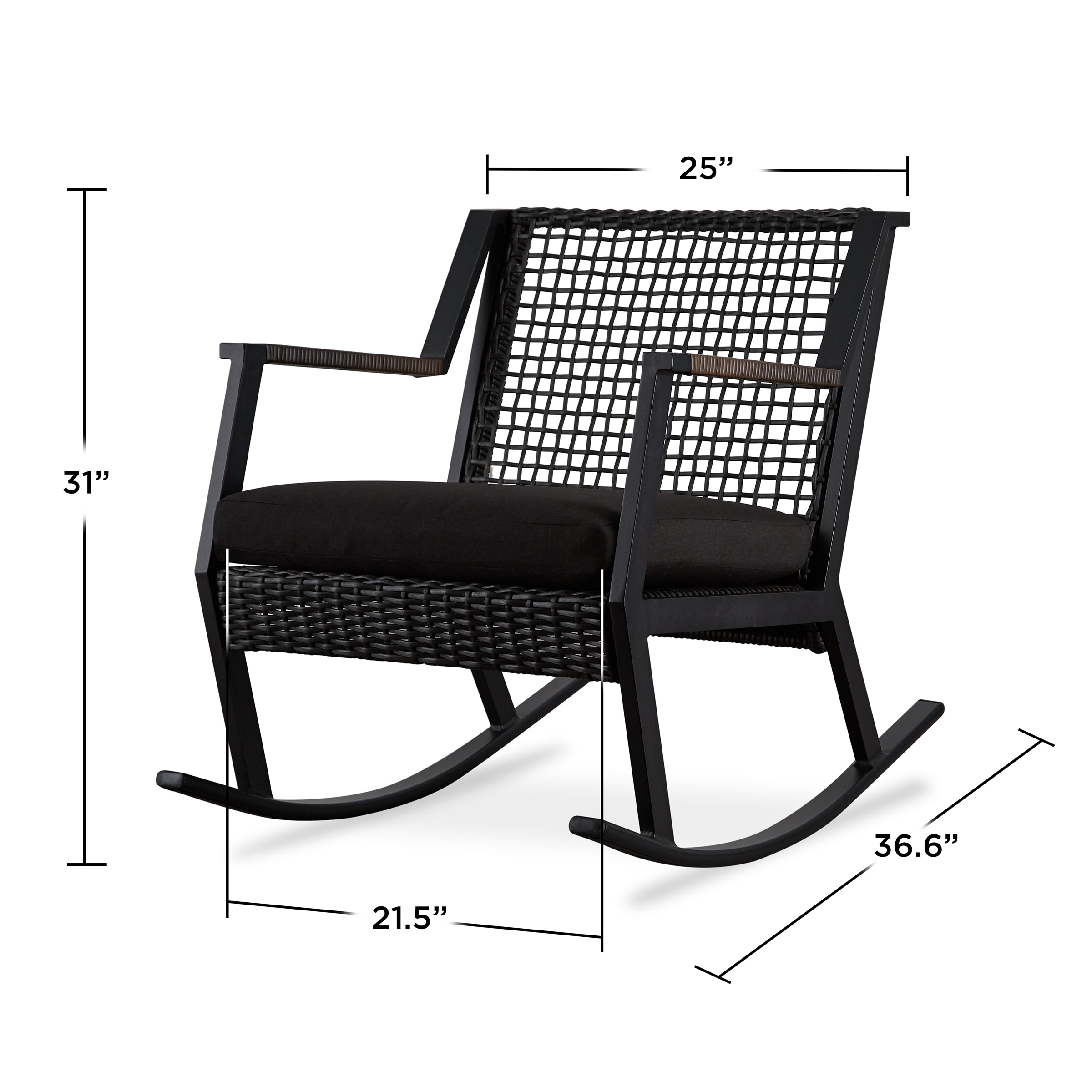 Real Flame 9701-BK Patio-Chairs - View #3