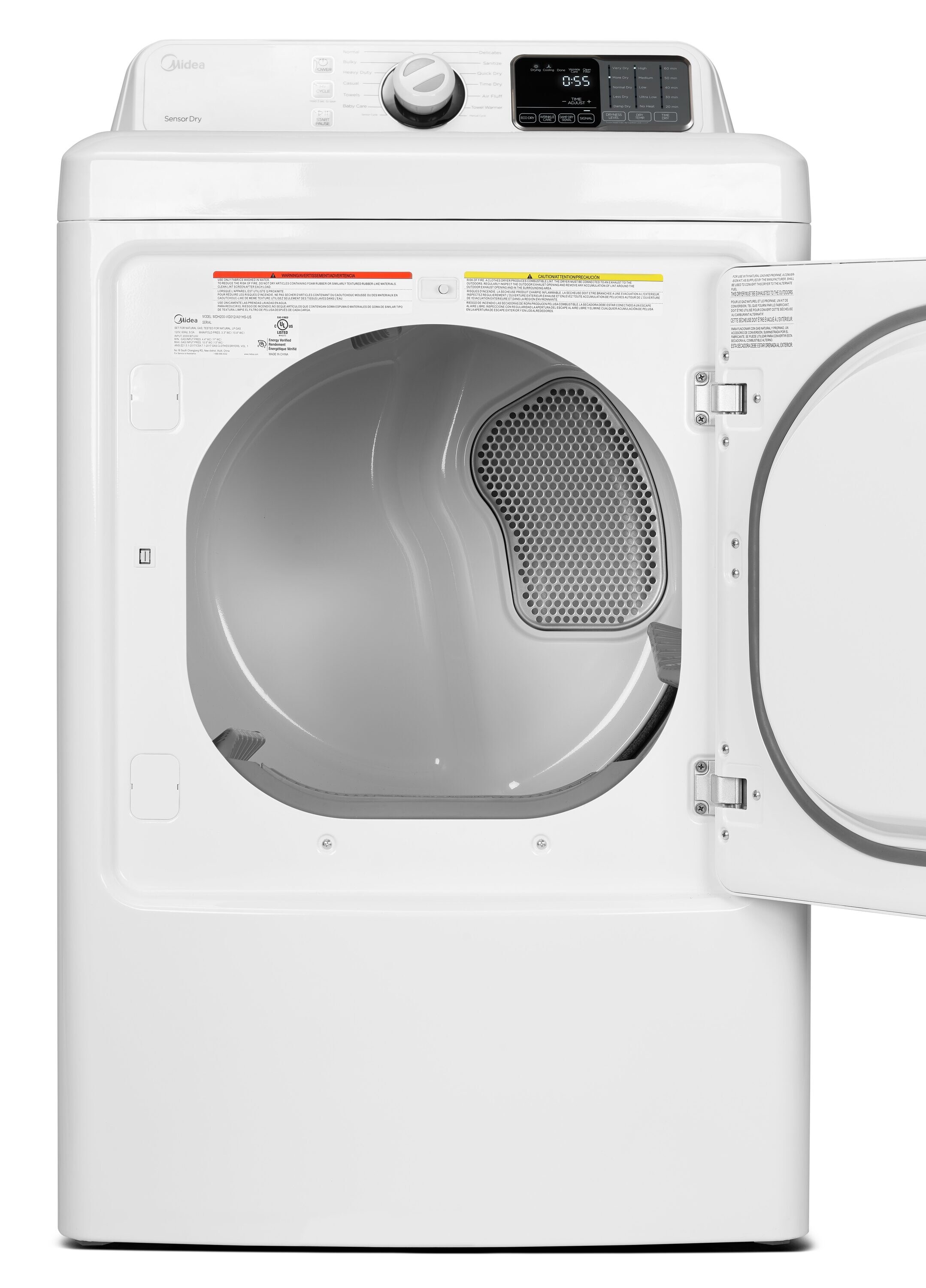 Midea MLG45N1BWW Gas-Dryers - View #3