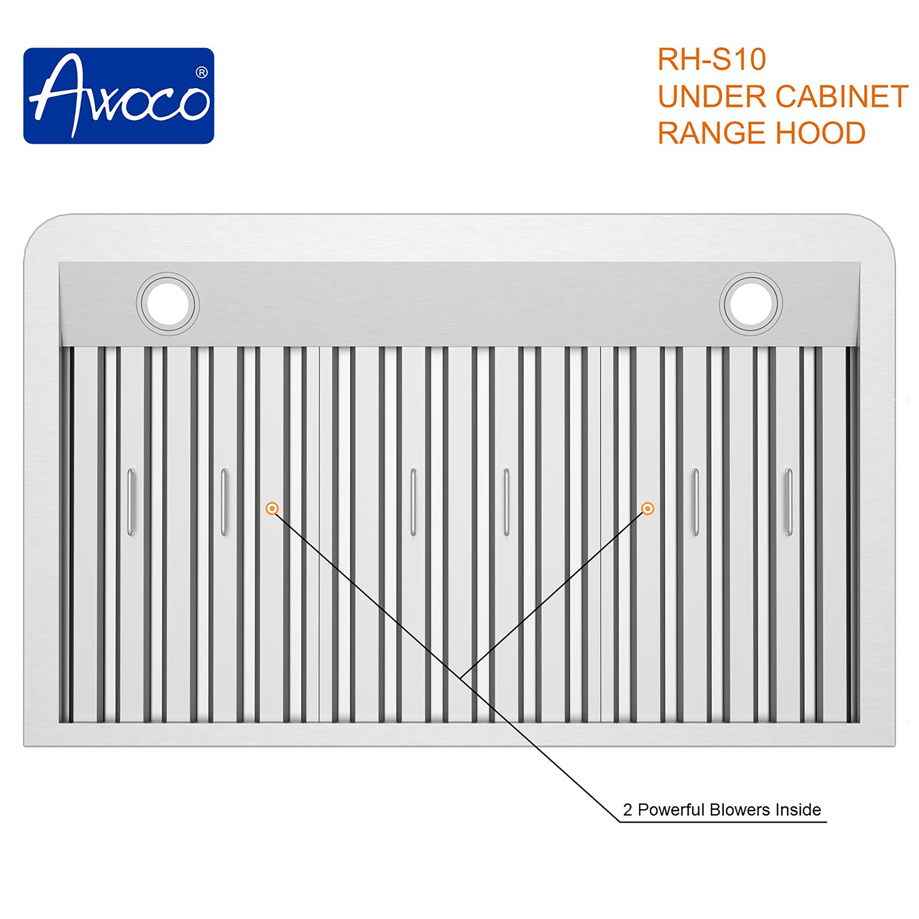 Awoco RH-S10-30E Undercabinet-Range-Hoods - View #5