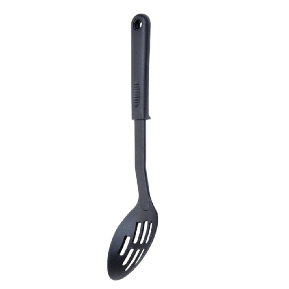 Fox Run  Nylon Slotted Spoon Black 12 in
