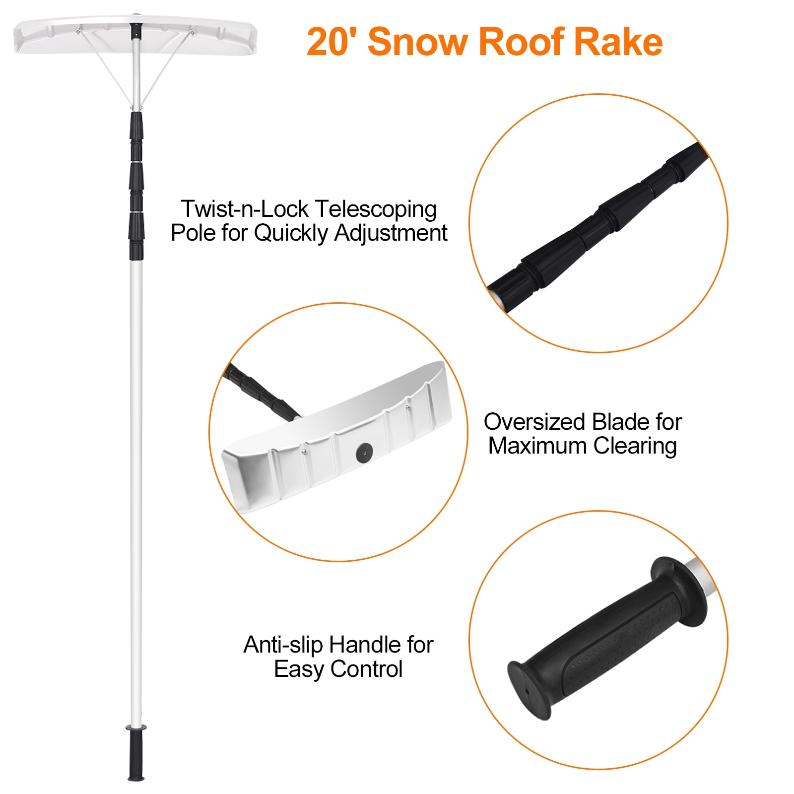 WELLFOR DOG3676 Snow-Shovels - View #5