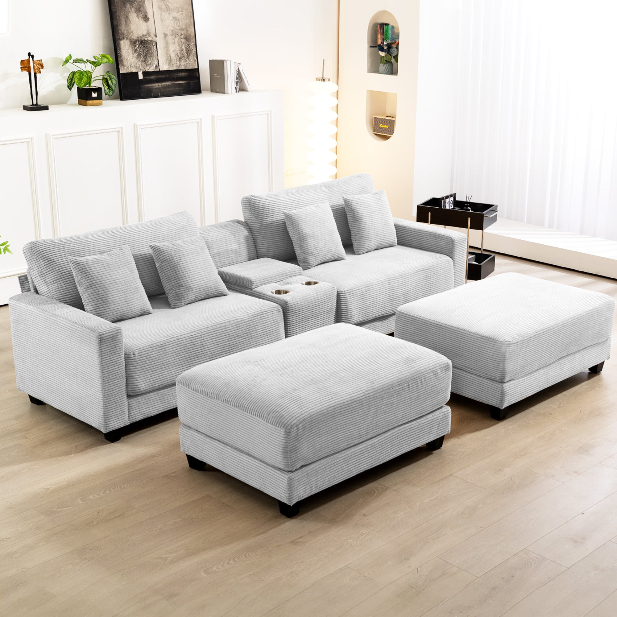 JEAREY JE-XNECWSF-BE Sofas-Loveseats - View #4
