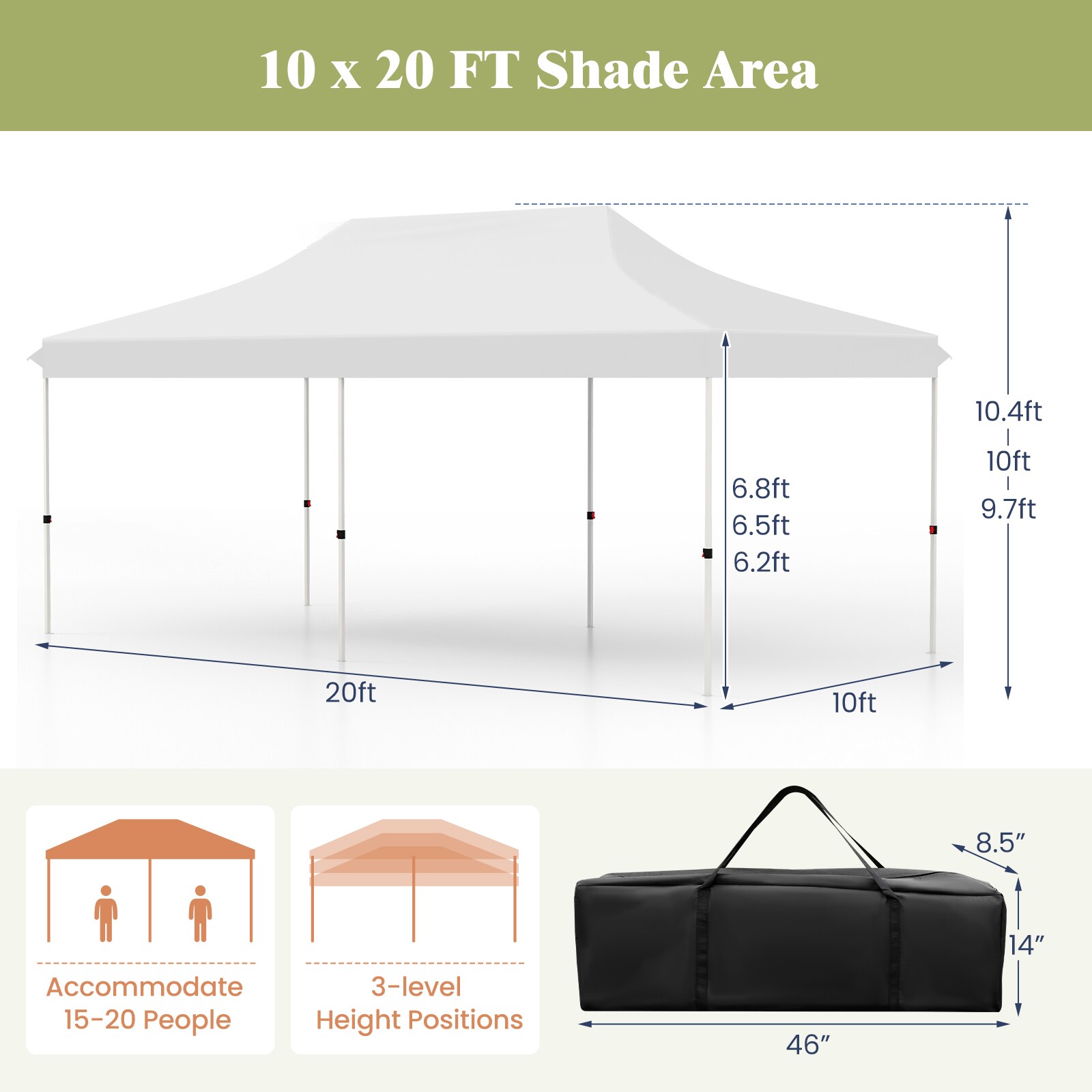 Ayelon CV06062WH Canopies-Sl - View #7