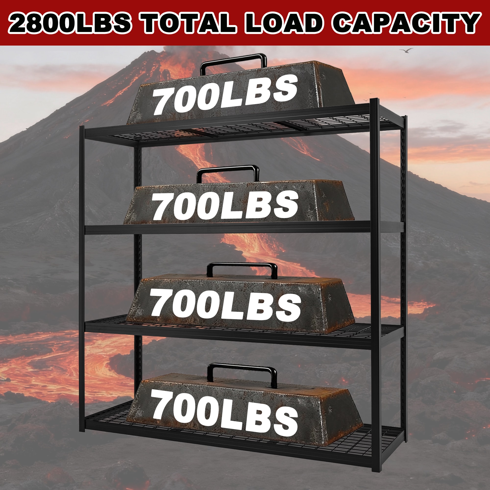 Siavonce XH45967 Free-Standing-Shelving - View #11