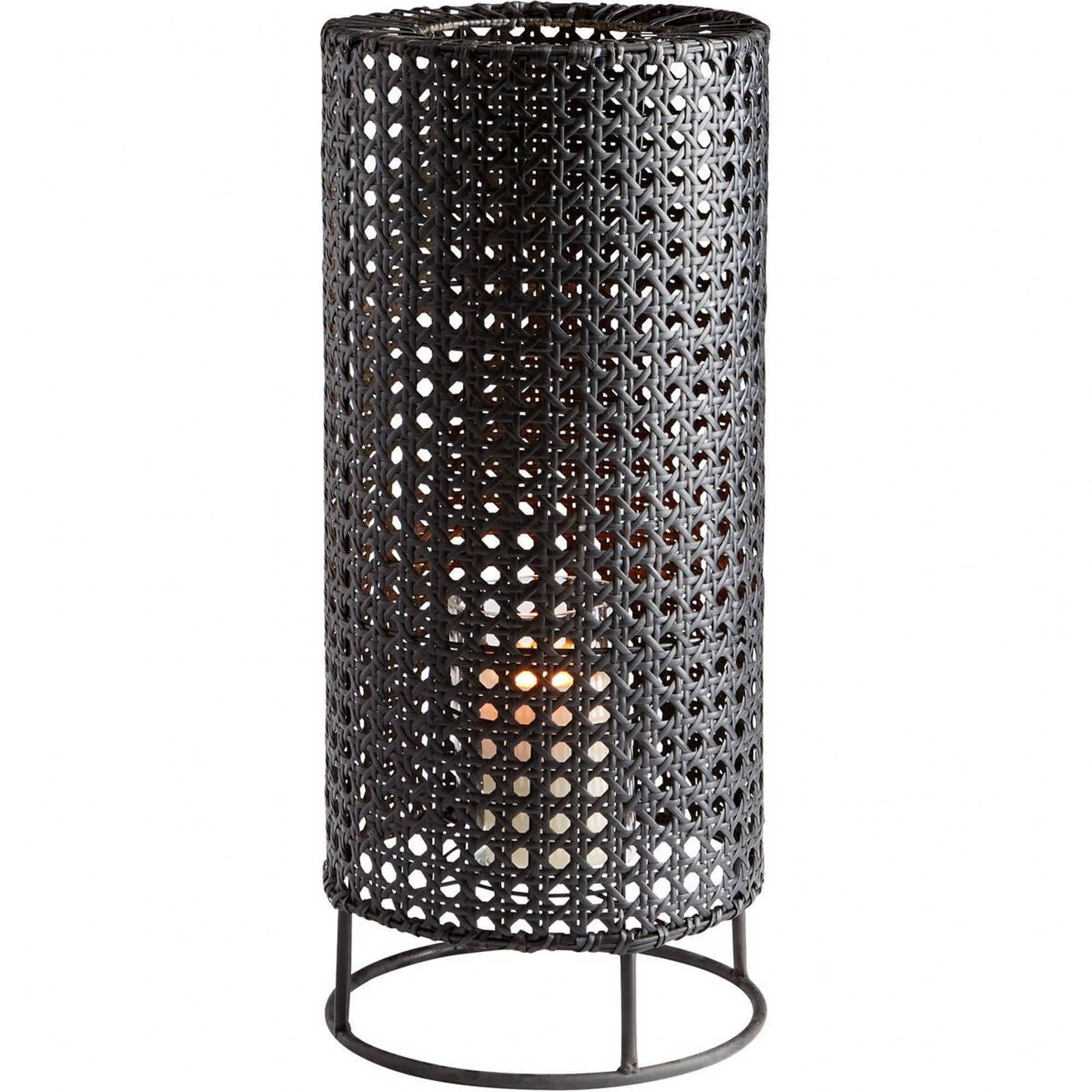 Cyan Design A-CYAN-10270 Tennyson  -  Matte Black  -  Iron Candle Holder