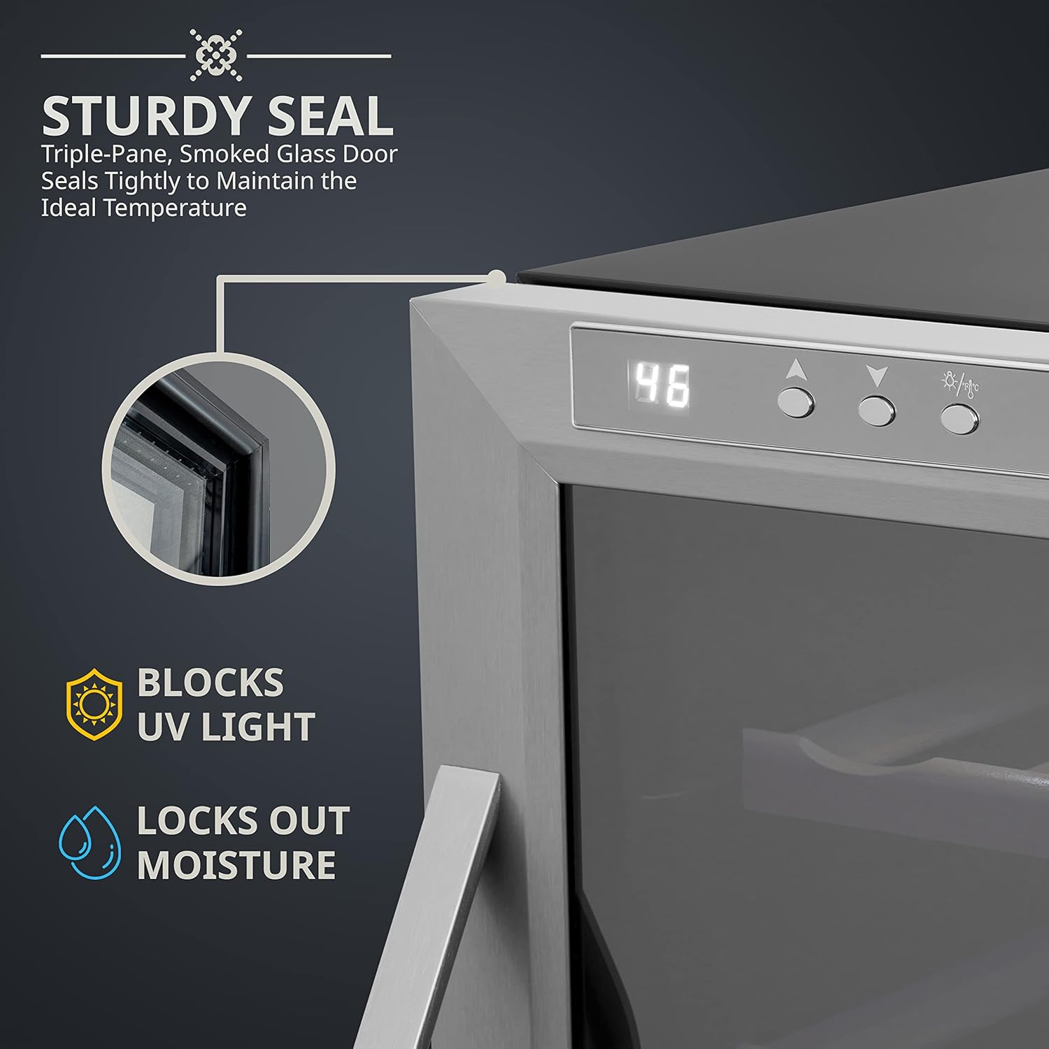 Ivation IVFWCT122WSS Wine-Chillers - View #5