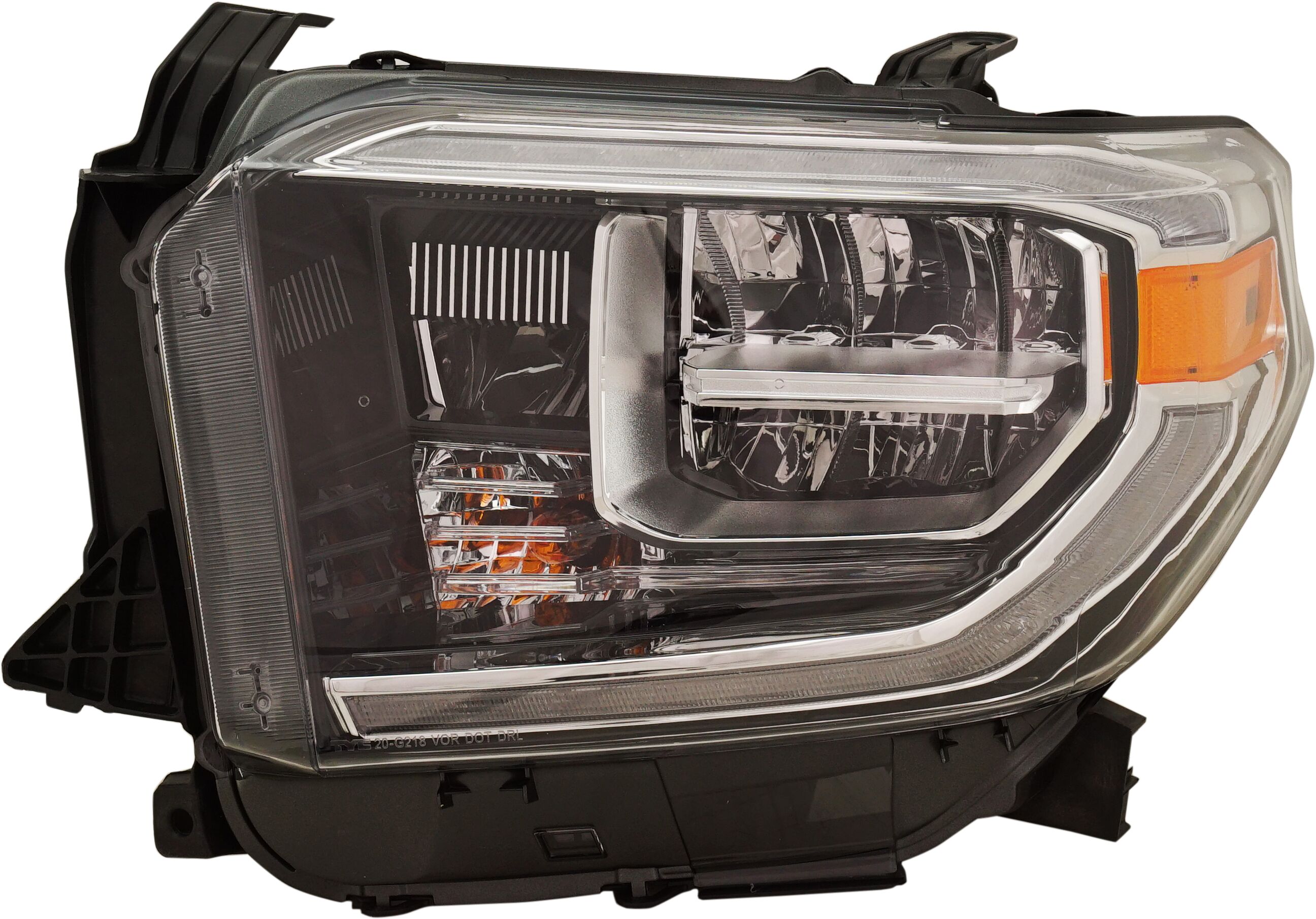 Garage-Pro JCWRT10010060GP Driver Side LED Headlight For Toyota Tundra 2018-2021 with Bulb(s) with LED Daytime Running Light Without Smoke Lens Replaces# 811500c140